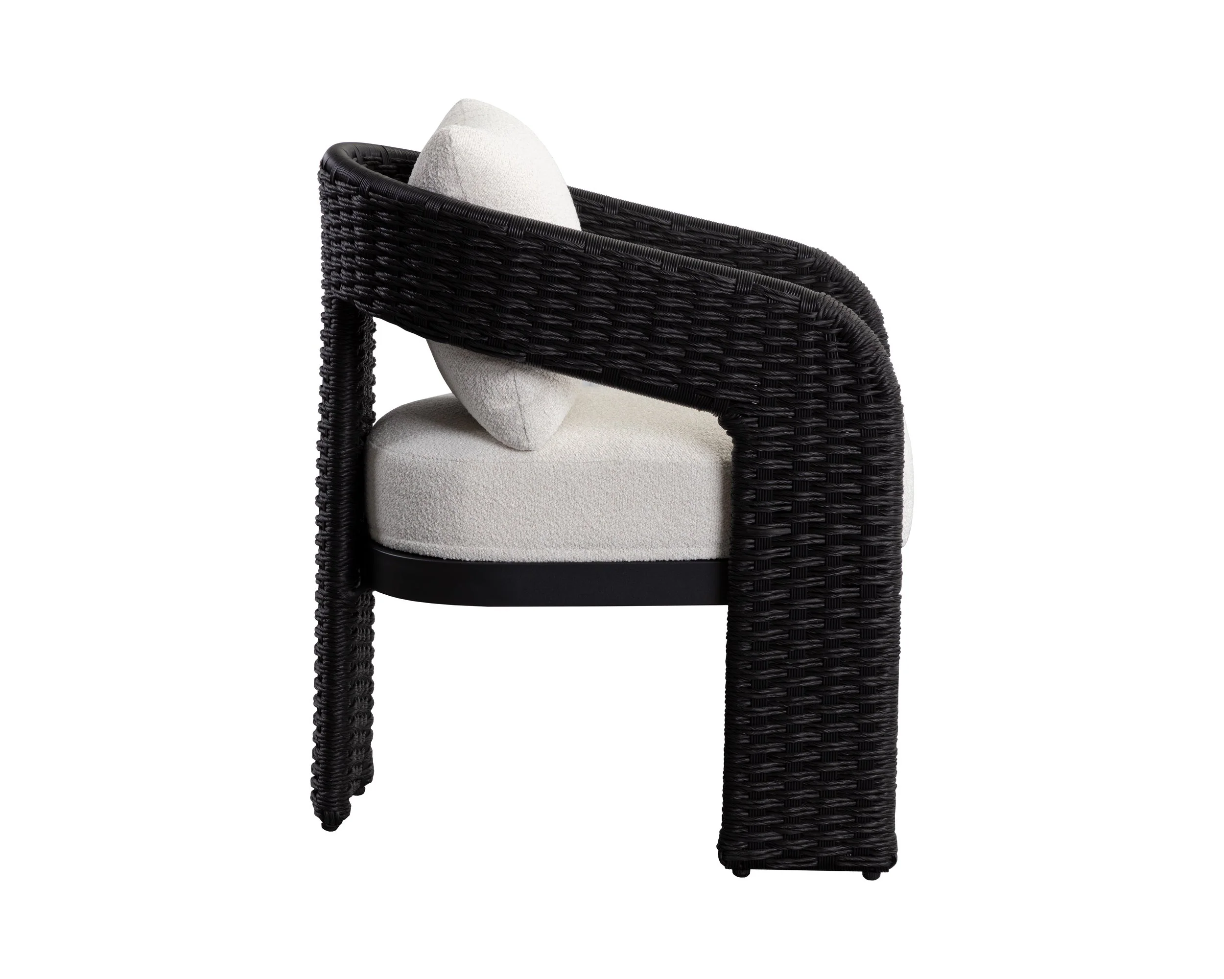 Pylos Dining Armchair - Black - Louis Cream - Image 3
