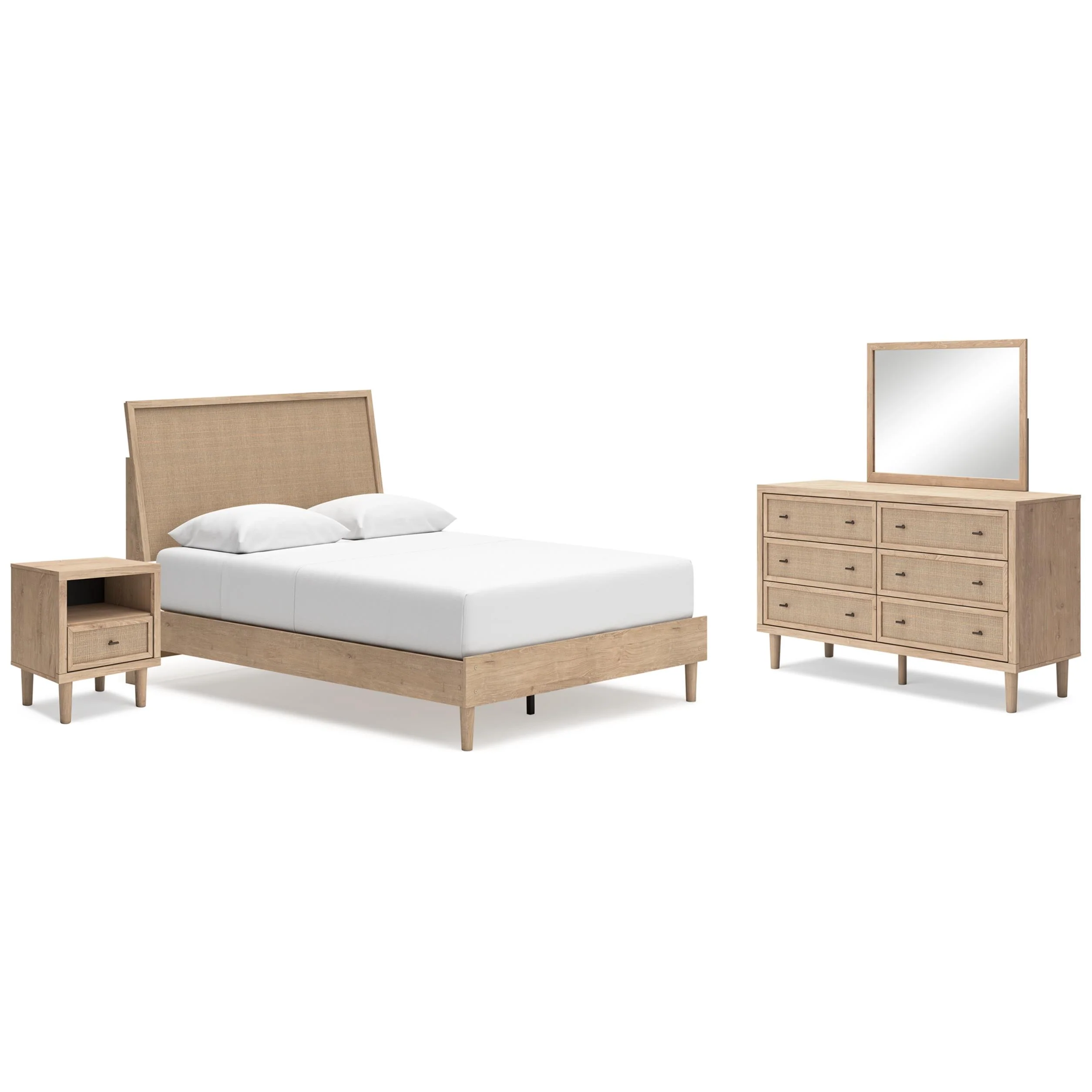 Signature Design by Ashley Cielden B1199B16 6 pc Queen Panel Bedroom Set - Image 1