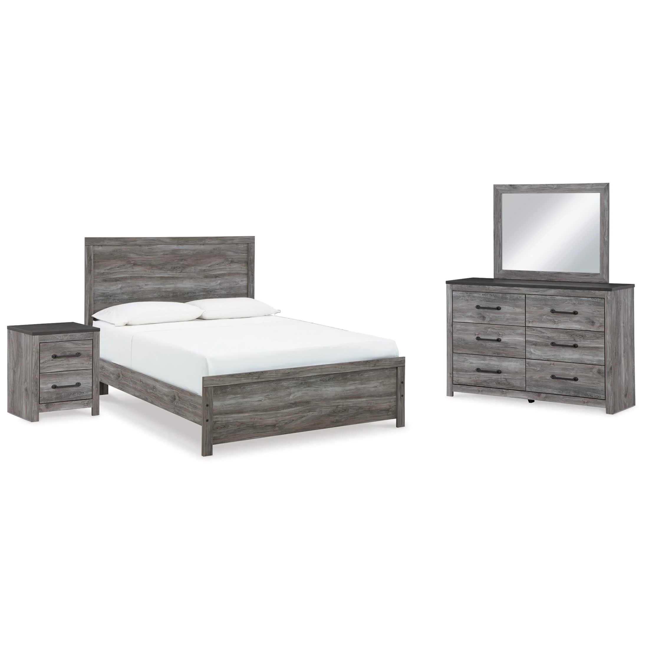 Signature Design by Ashley Bronyan B1290B5 6 pc Queen Panel Bedroom Set - Image 1