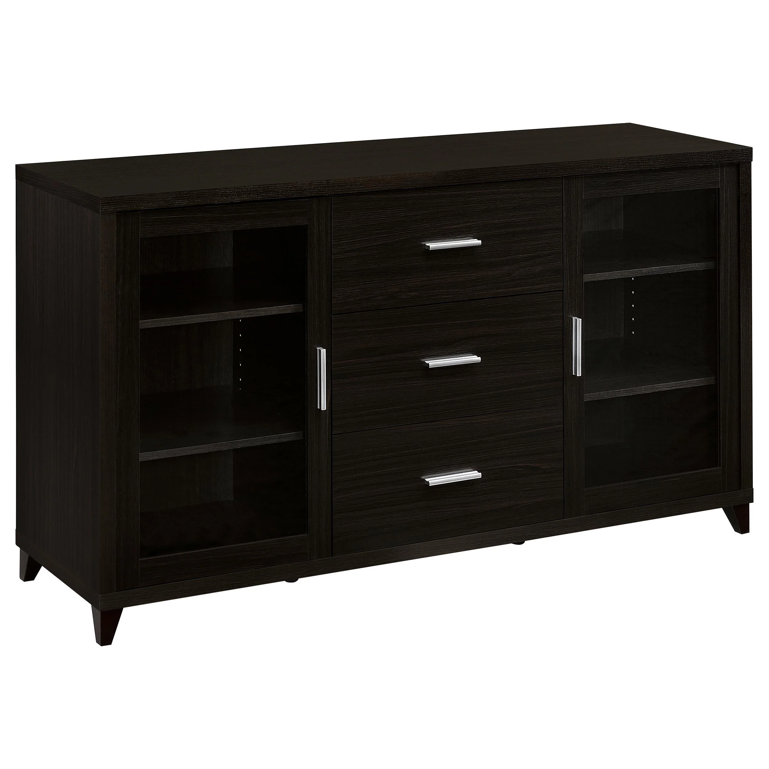 Coaster Furniture Lewes 700881 2-door Engineered Wood 60" TV Stand - Cappuccino - Image 1