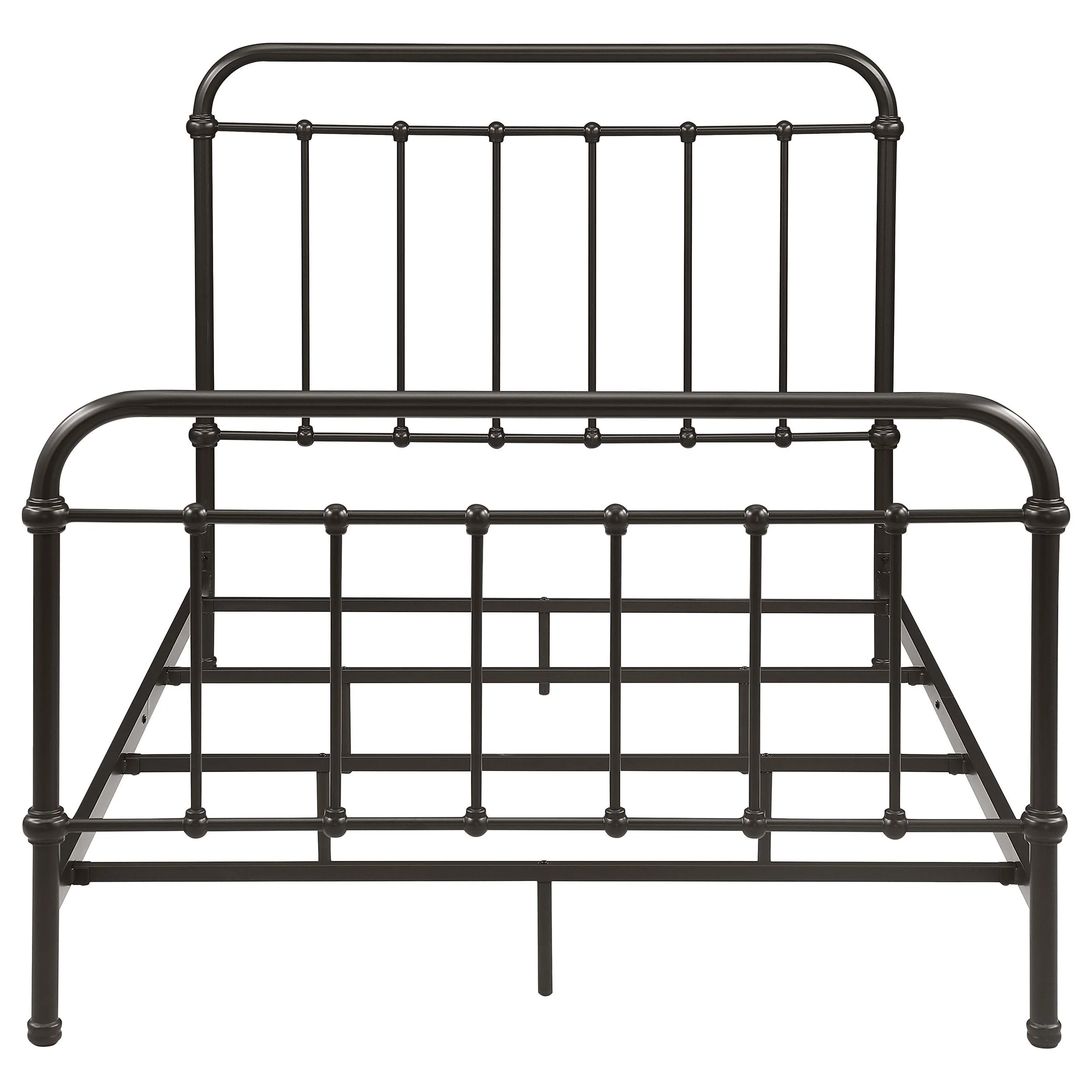Coaster Furniture Livingston 300399F Metal Full Open Frame Bed - Dark Bronze - Image 2