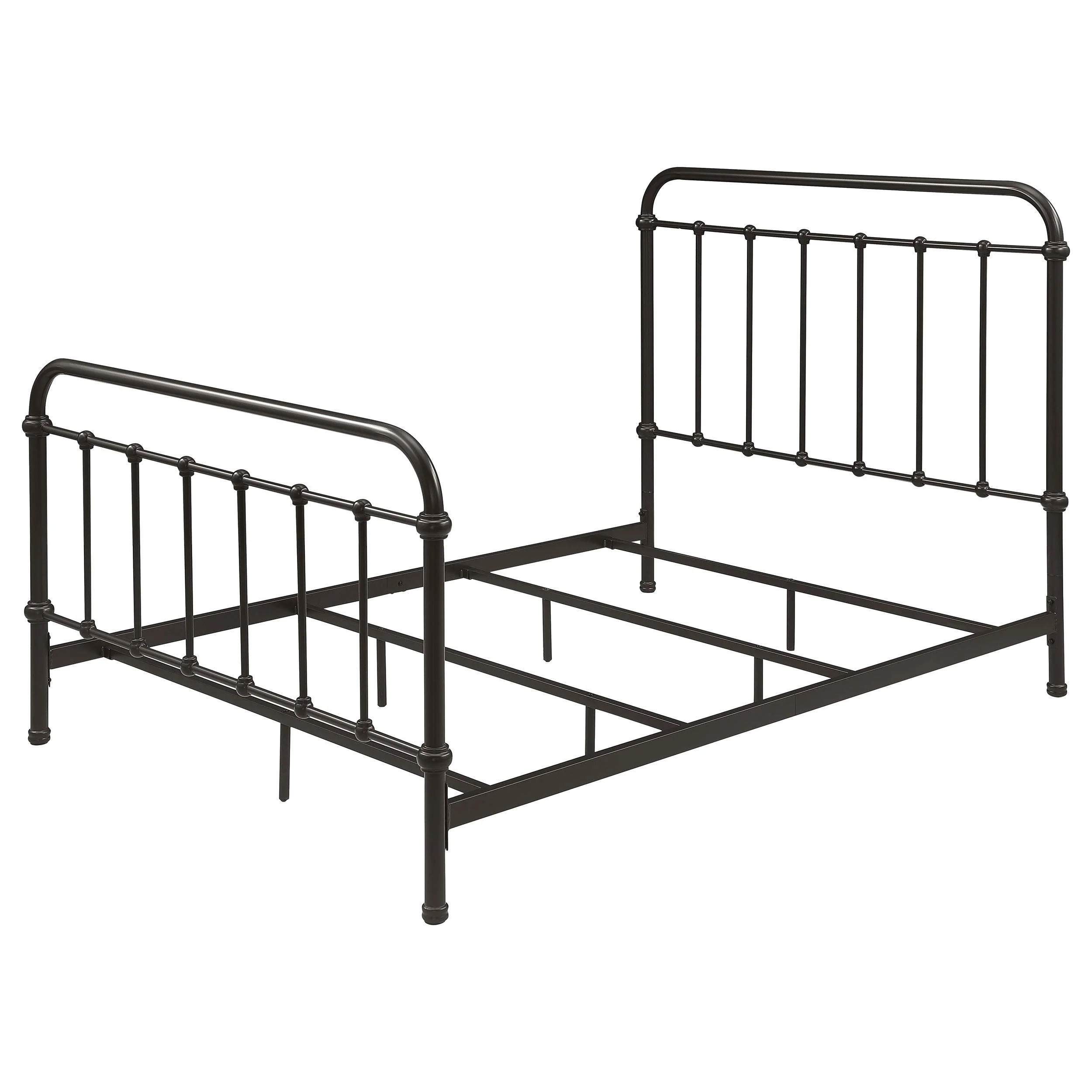Coaster Furniture Livingston 300399F Metal Full Open Frame Bed - Dark Bronze - Image 3