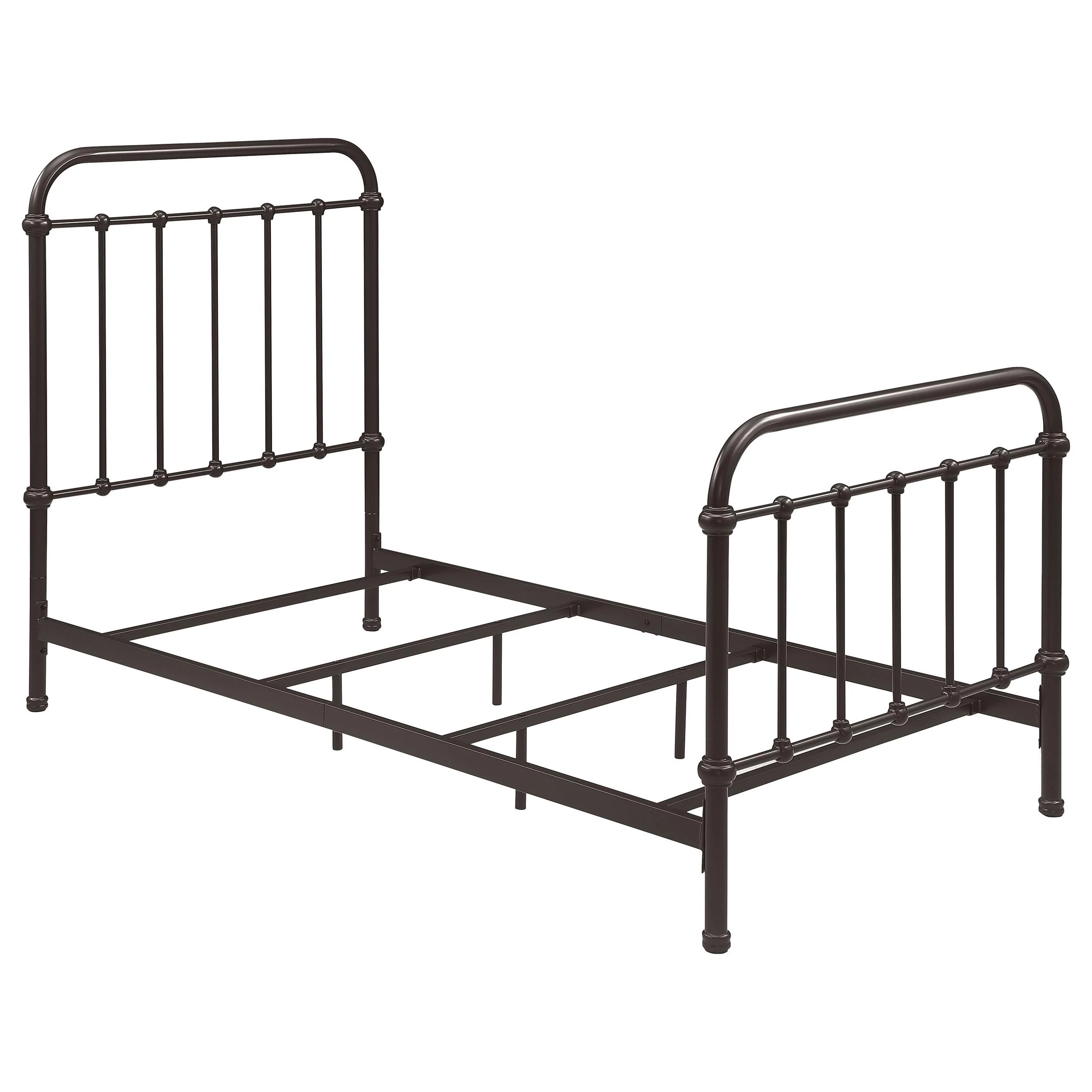 Coaster Furniture Livingston 300399T Metal Twin Open Frame Bed - Dark Bronze - Image 1