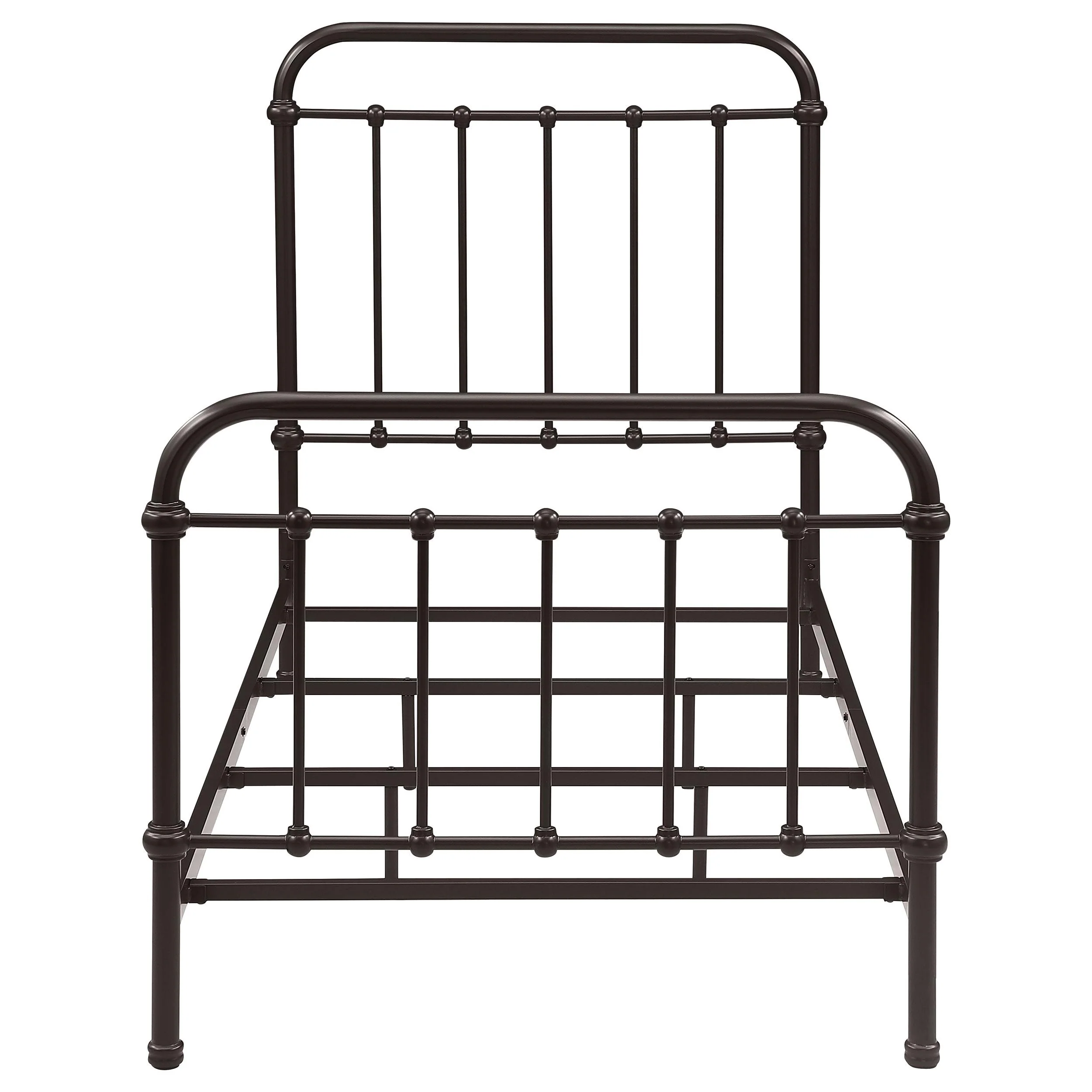 Coaster Furniture Livingston 300399T Metal Twin Open Frame Bed - Dark Bronze - Image 2