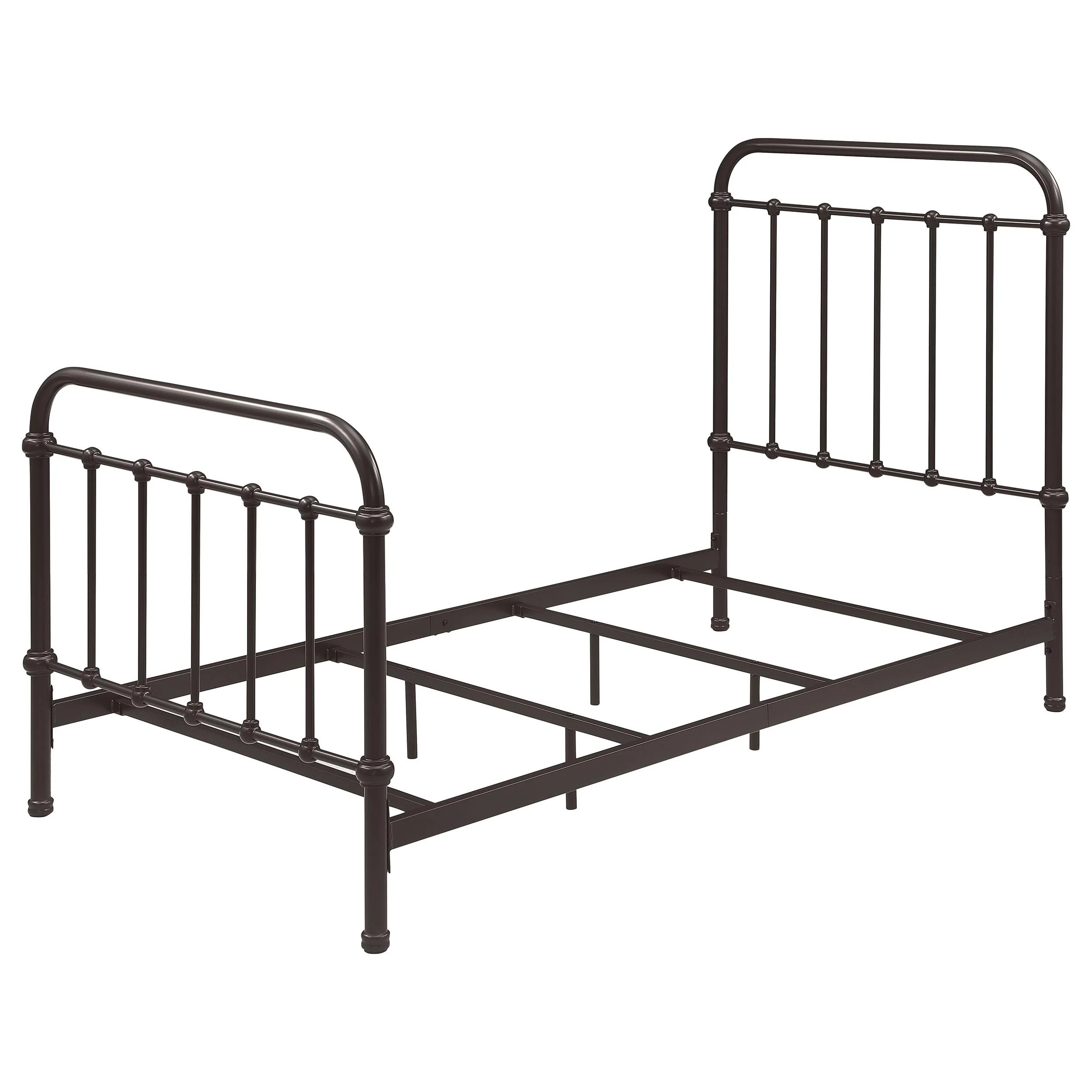 Coaster Furniture Livingston 300399T Metal Twin Open Frame Bed - Dark Bronze - Image 3