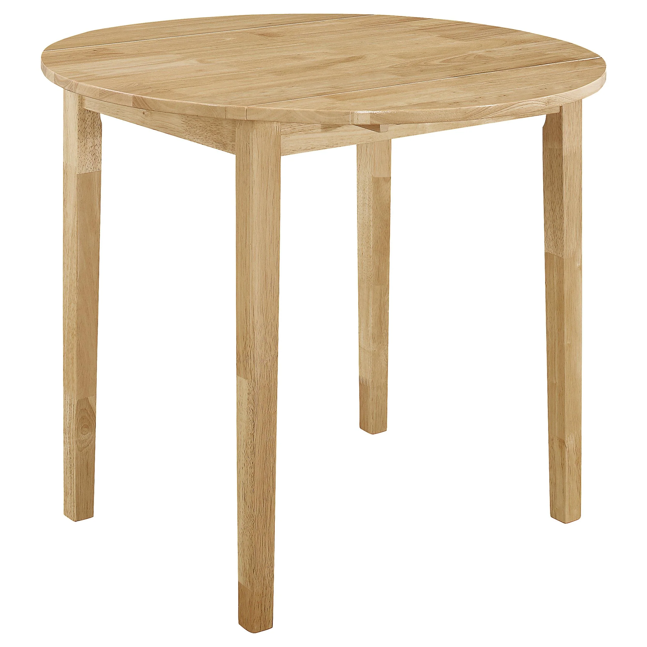 Coaster Furniture Bucknell 130006 3-piece Round Drop Leaf Dining Table Set – Natural