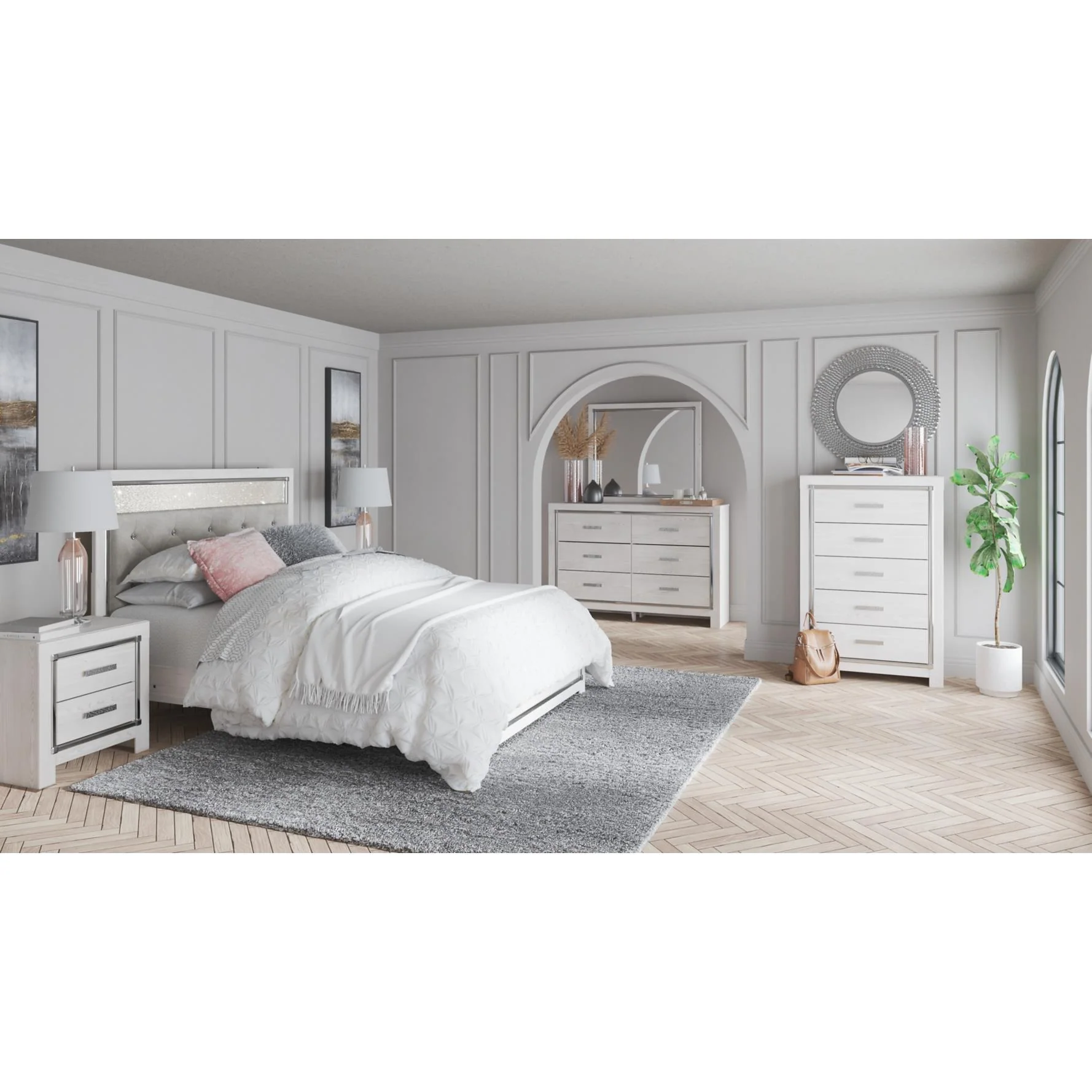 Signature Design by Ashley Altyra B2640B35 6 pc Queen Panel Bedroom Set - Image 1