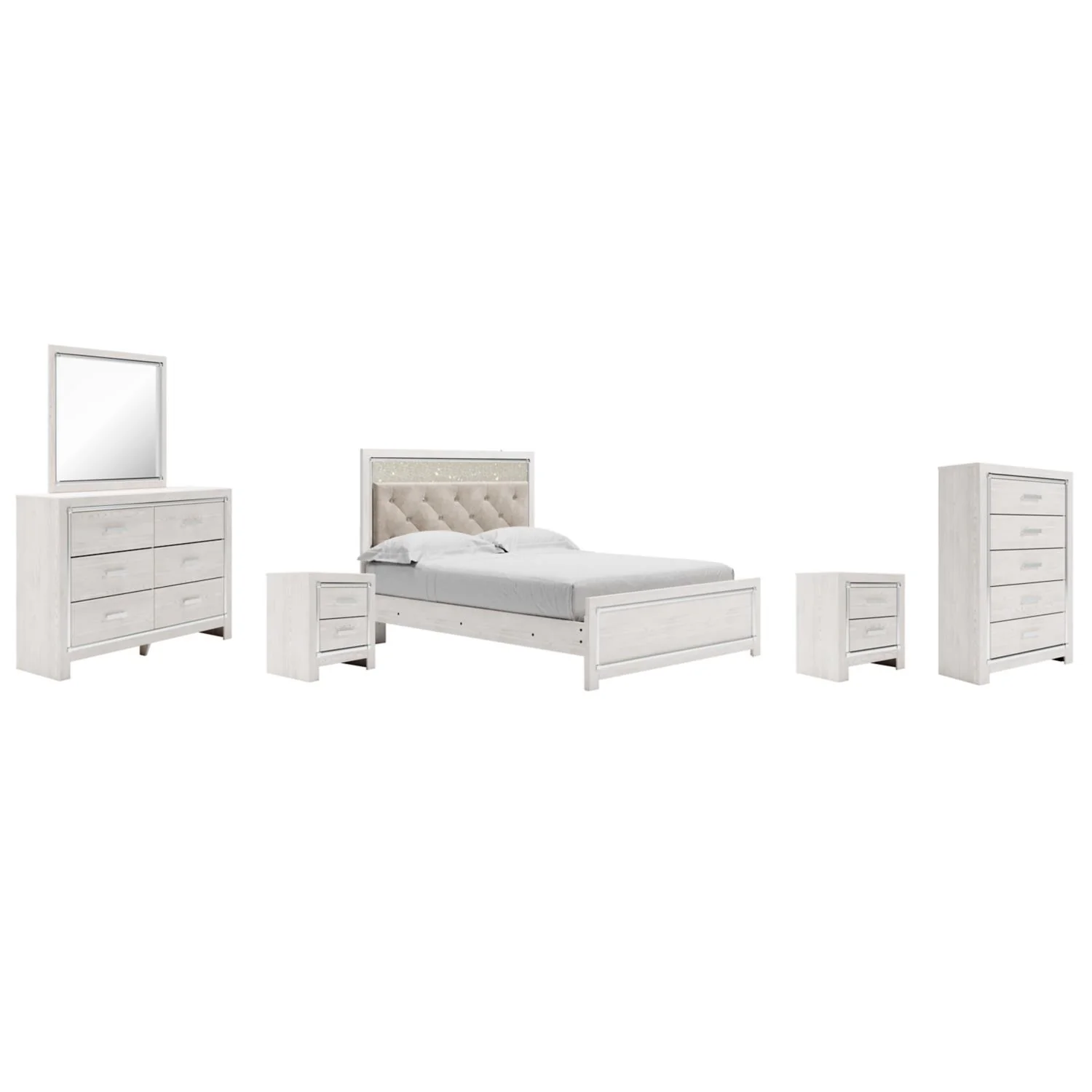 Signature Design by Ashley Altyra B2640B36 8 pc Queen Panel Bedroom Set - Image 1
