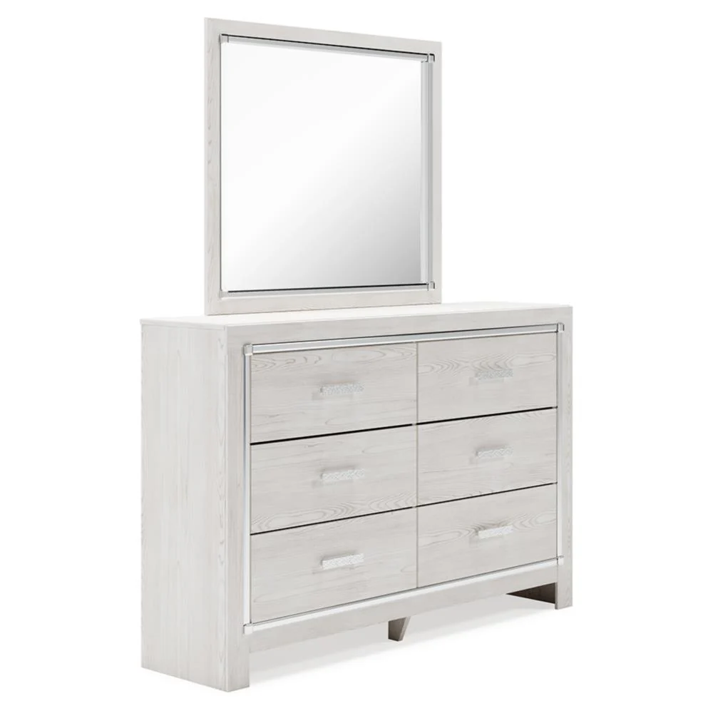 Signature Design by Ashley Altyra B2640B43 6 pc Queen Bookcase Bedroom Set - Image 2