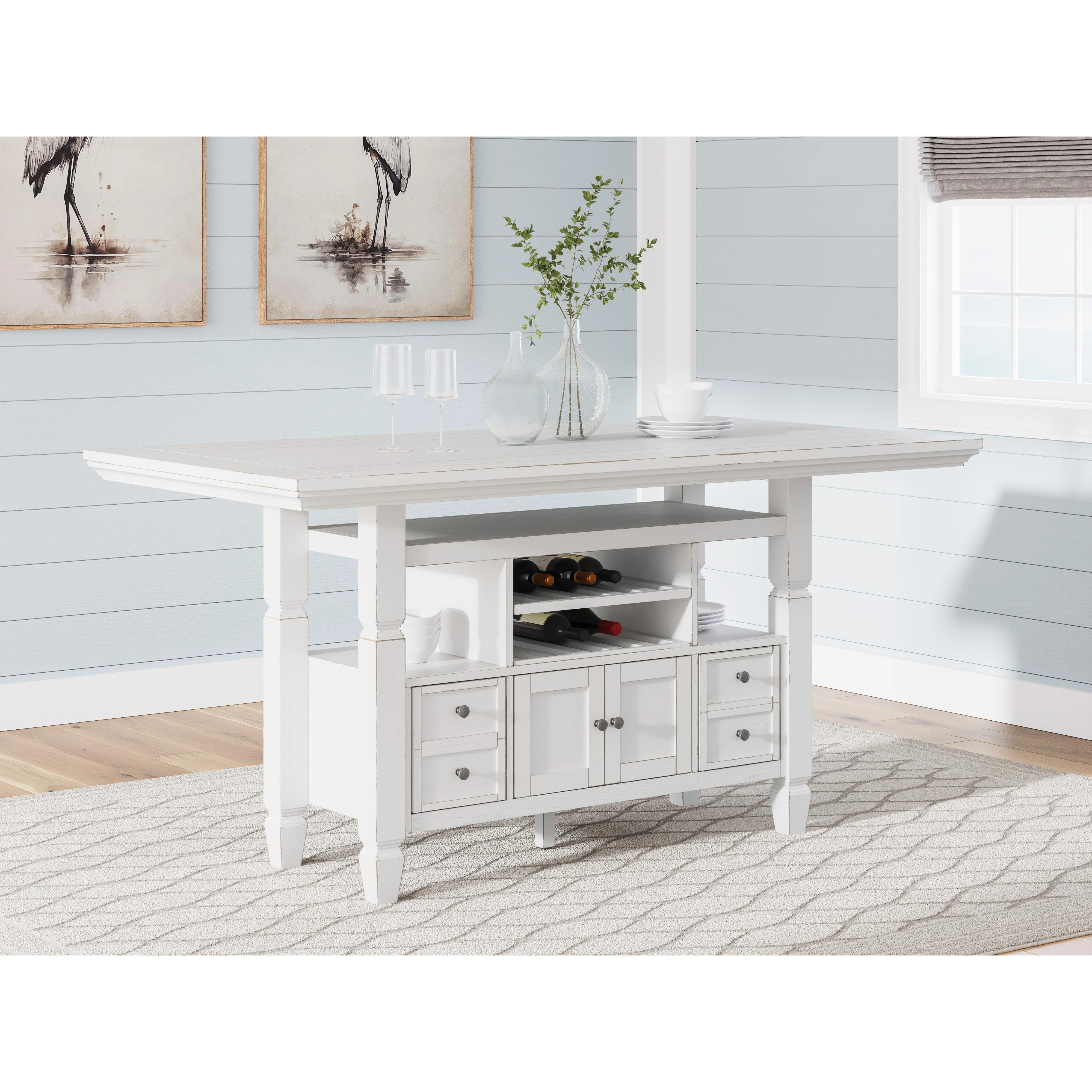 Signature Design by Ashley Robbinsdale D642 7 pc Counter Height Dining Set - Image 2
