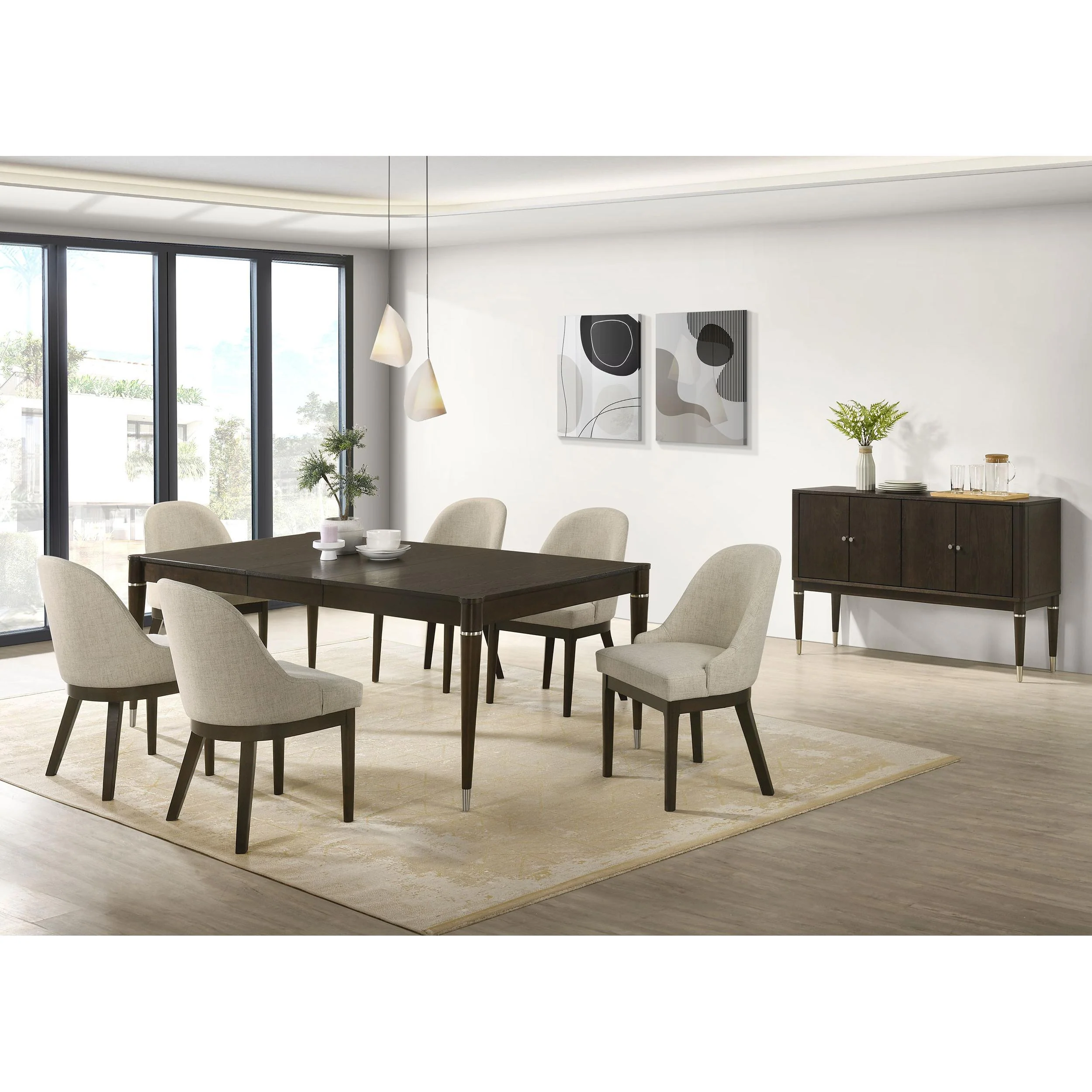 Coaster Furniture Reseda 193671-S7 7 pc Dining Set - Image 1