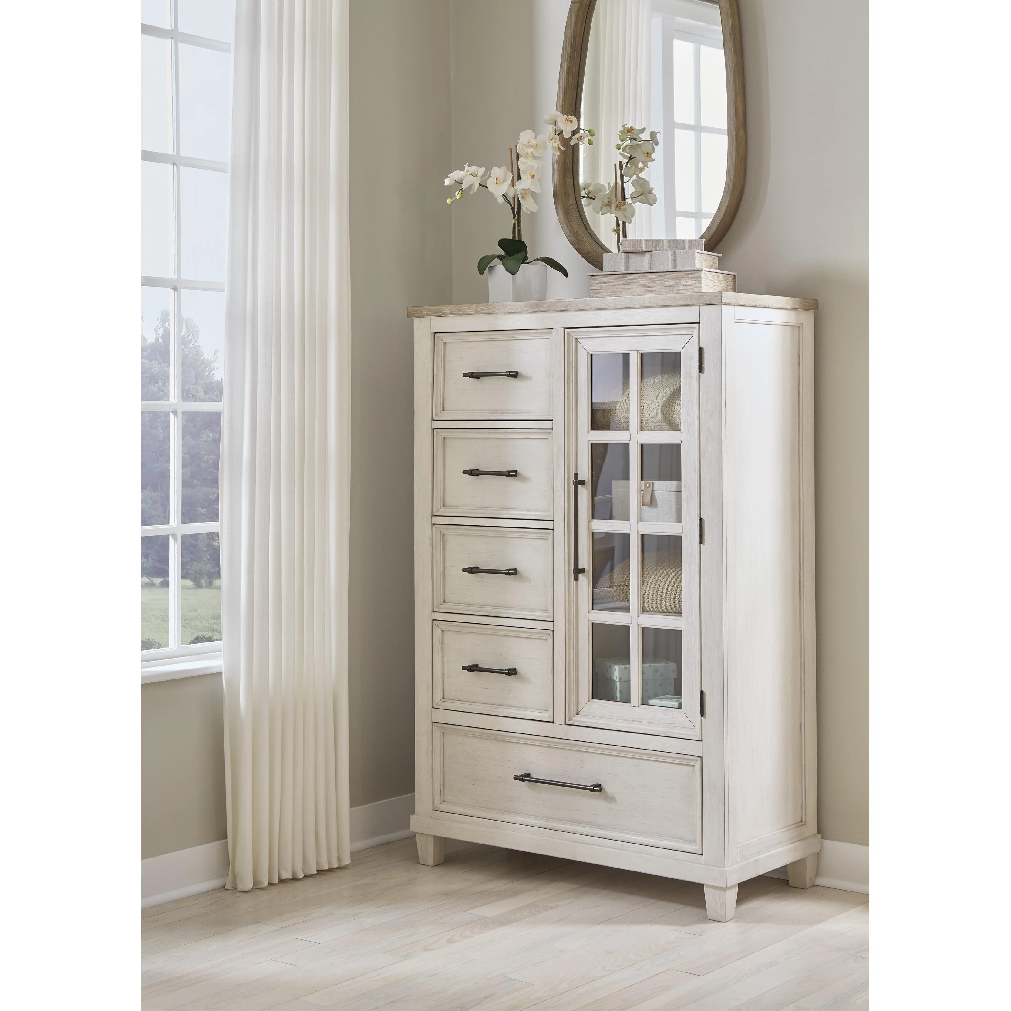 Benchcraft Shaybrock B683 7 pc Queen Panel Bedroom Set - Image 3