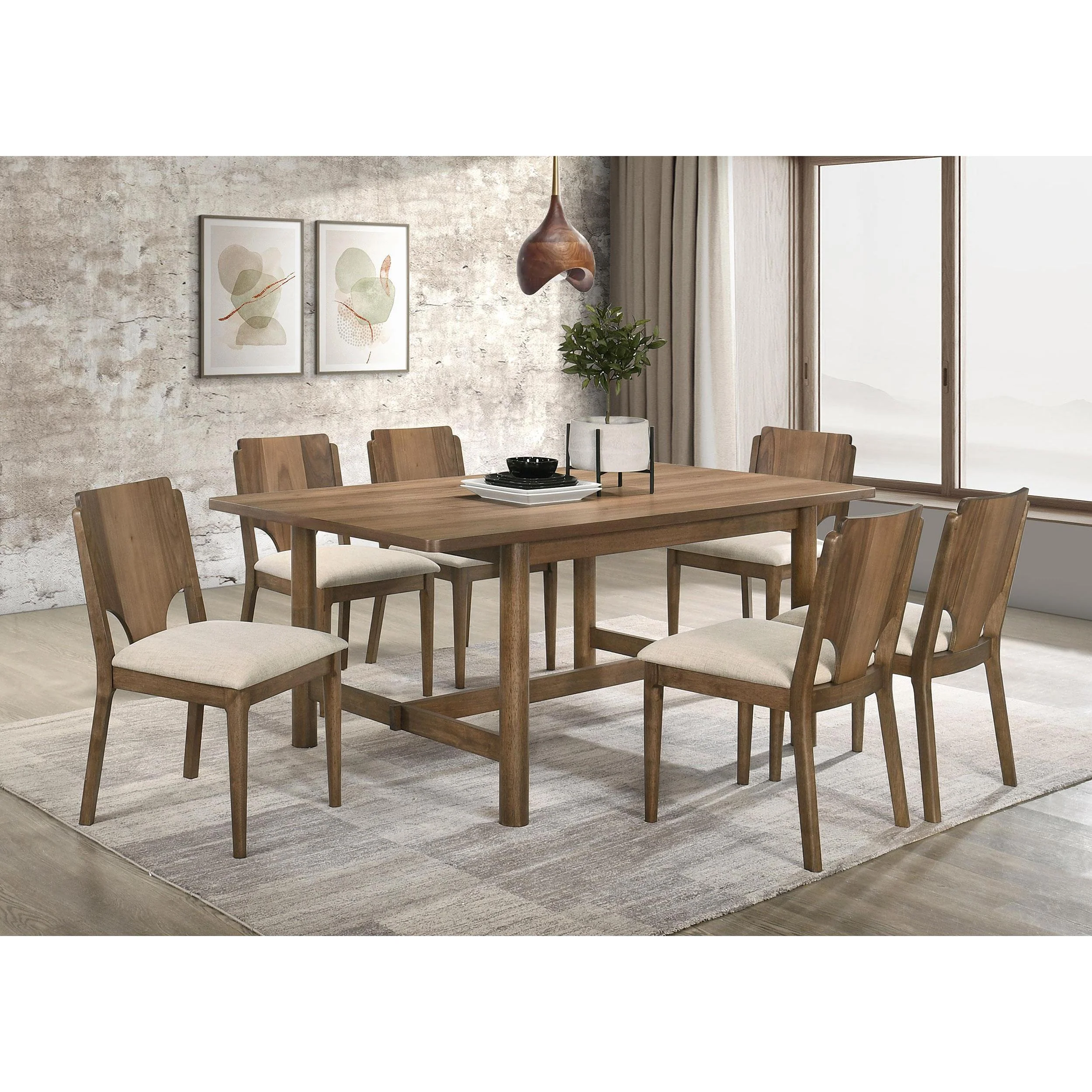 Coaster Furniture Crestmore 108571-S7 7 pc Dining Set - Image 1