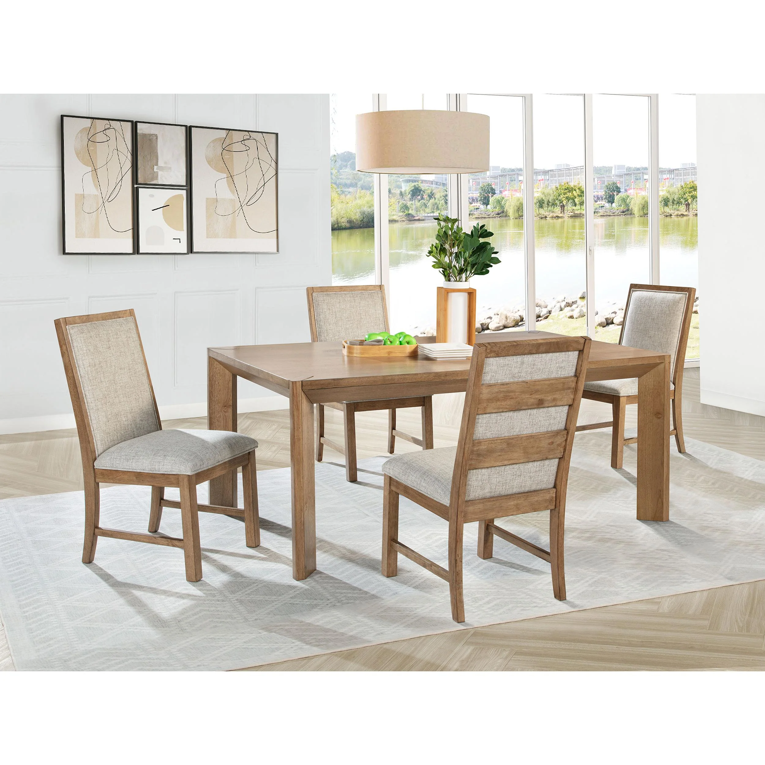 Coaster Furniture Bruner 109101-S5 5 pc Dining Set - Image 1