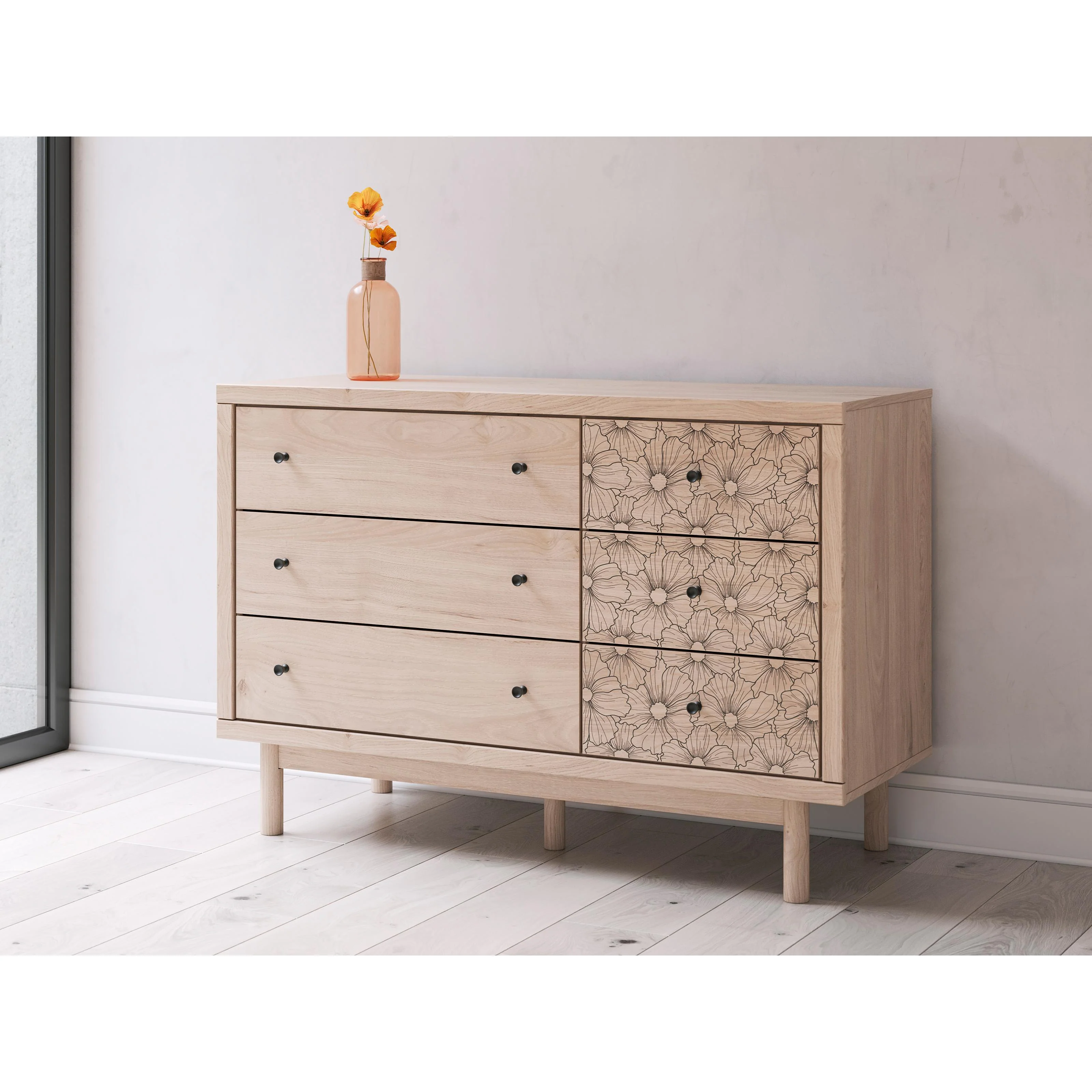 Signature Design by Ashley Arloster PCB1566 5 pc Full Panel Bedroom Set - Image 3