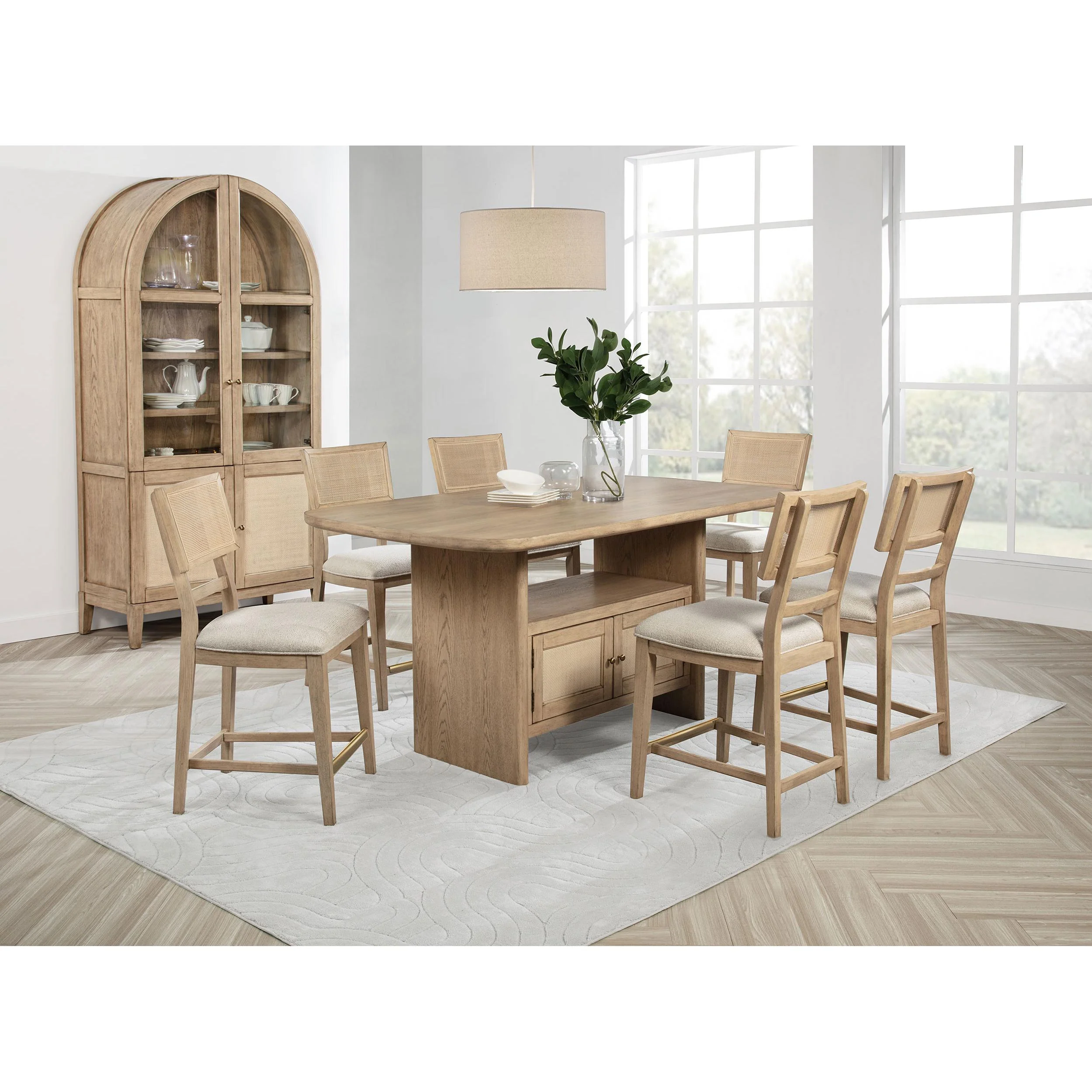Coaster Furniture Kailani 109388-S8 8 pc Counter Height Dining Set - Image 1
