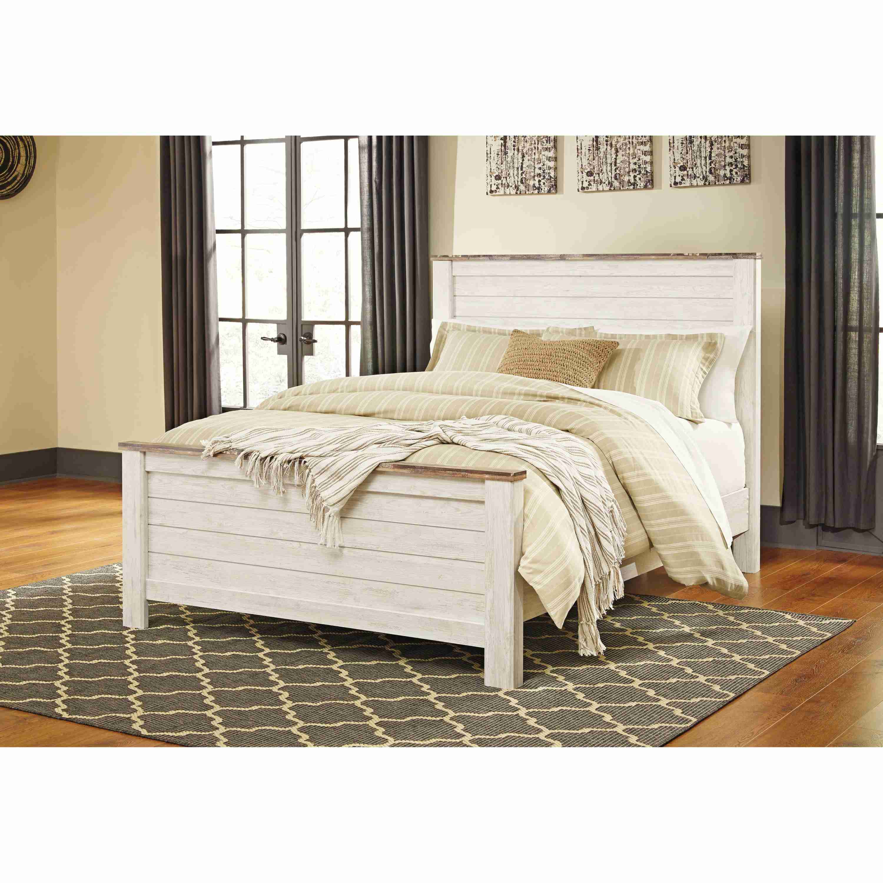 Signature Design by Ashley Willowton Queen Panel Bed B267-57/B267-54/B267-98 - Image 1