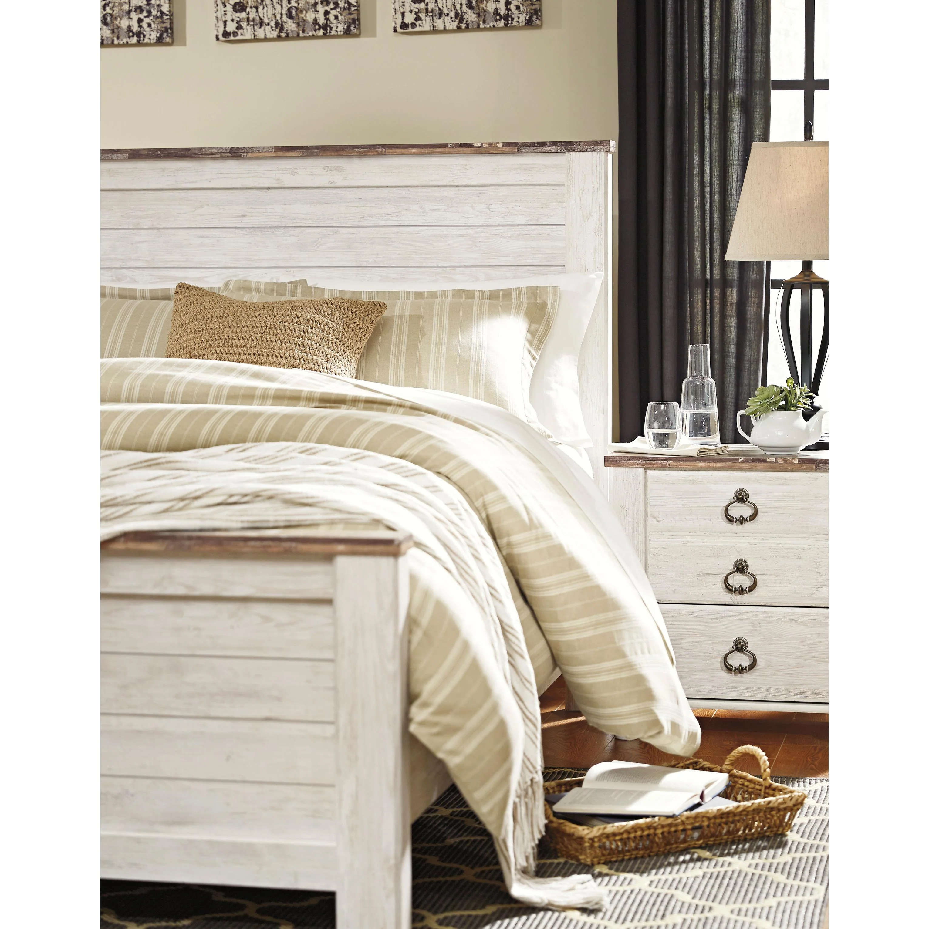 Signature Design by Ashley Willowton Queen Panel Bed B267-57/B267-54/B267-98 - Image 2