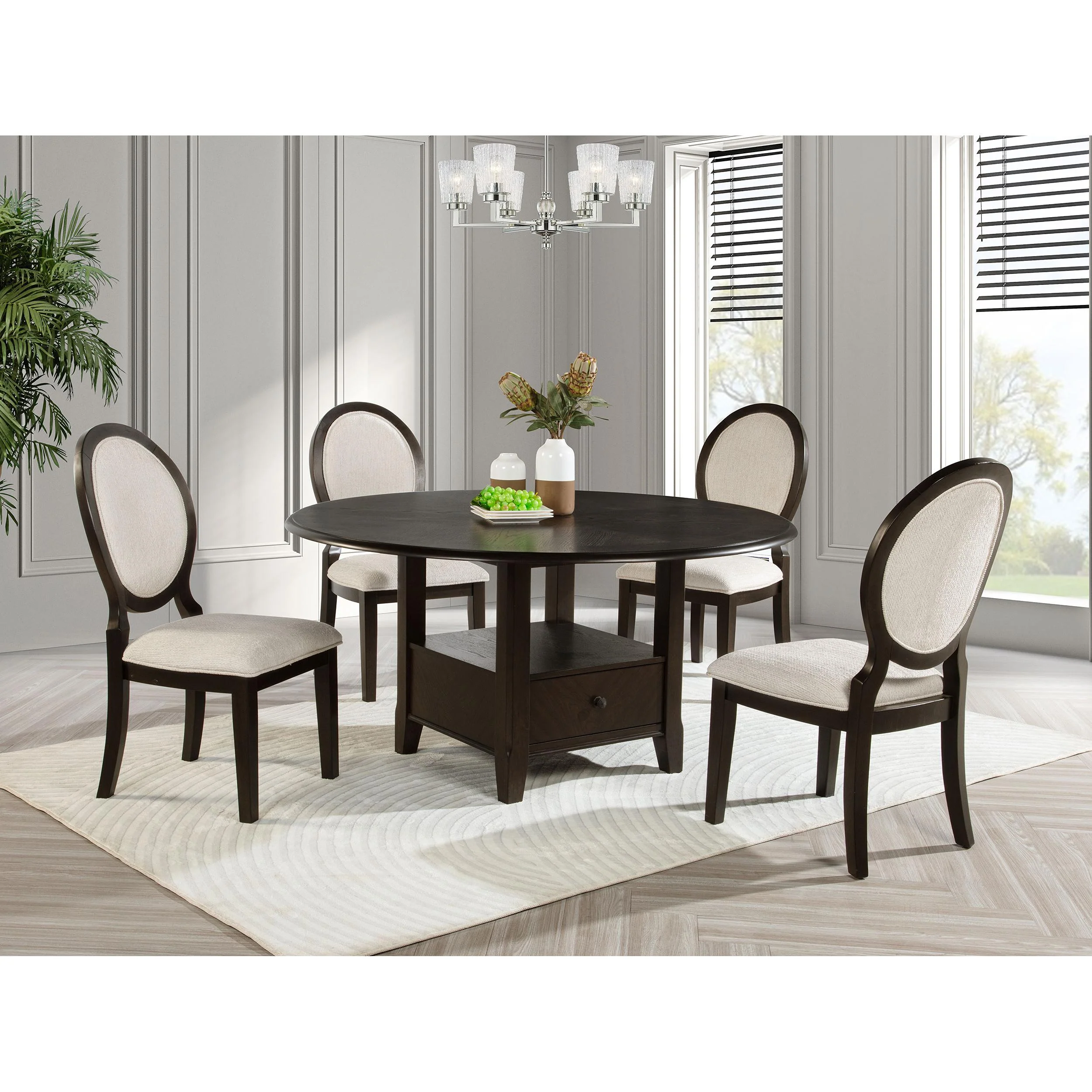 Coaster Furniture Twylla 115100-S5 5 pc Dining Set - Image 1