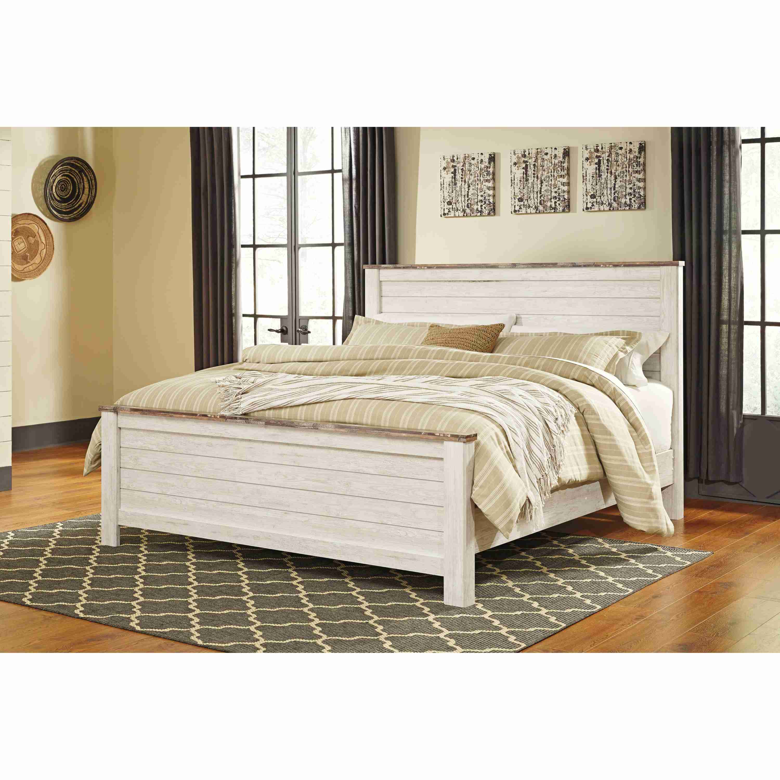 Signature Design by Ashley Willowton King Panel Bed B267-58/B267-56/B267-99 - Image 1