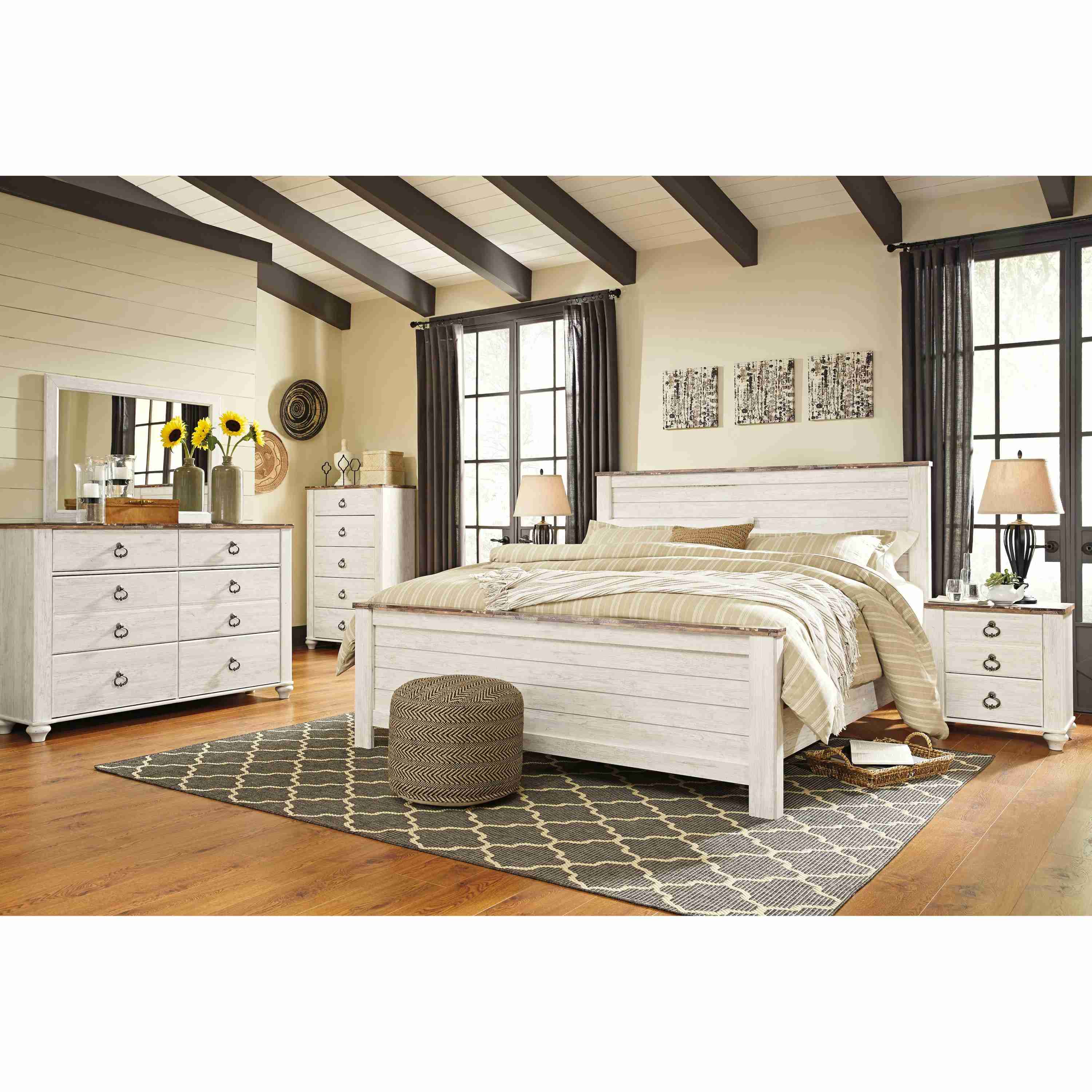 Signature Design by Ashley Willowton King Panel Bed B267-58/B267-56/B267-99 - Image 3