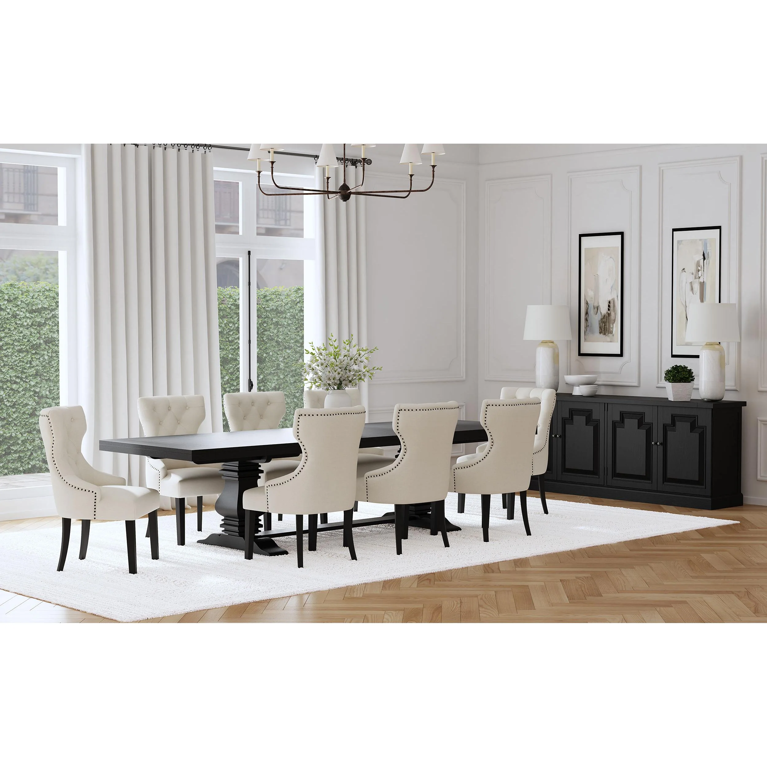 Coaster Furniture Florence 115531-S9B 9 pc Dining Set - Image 1