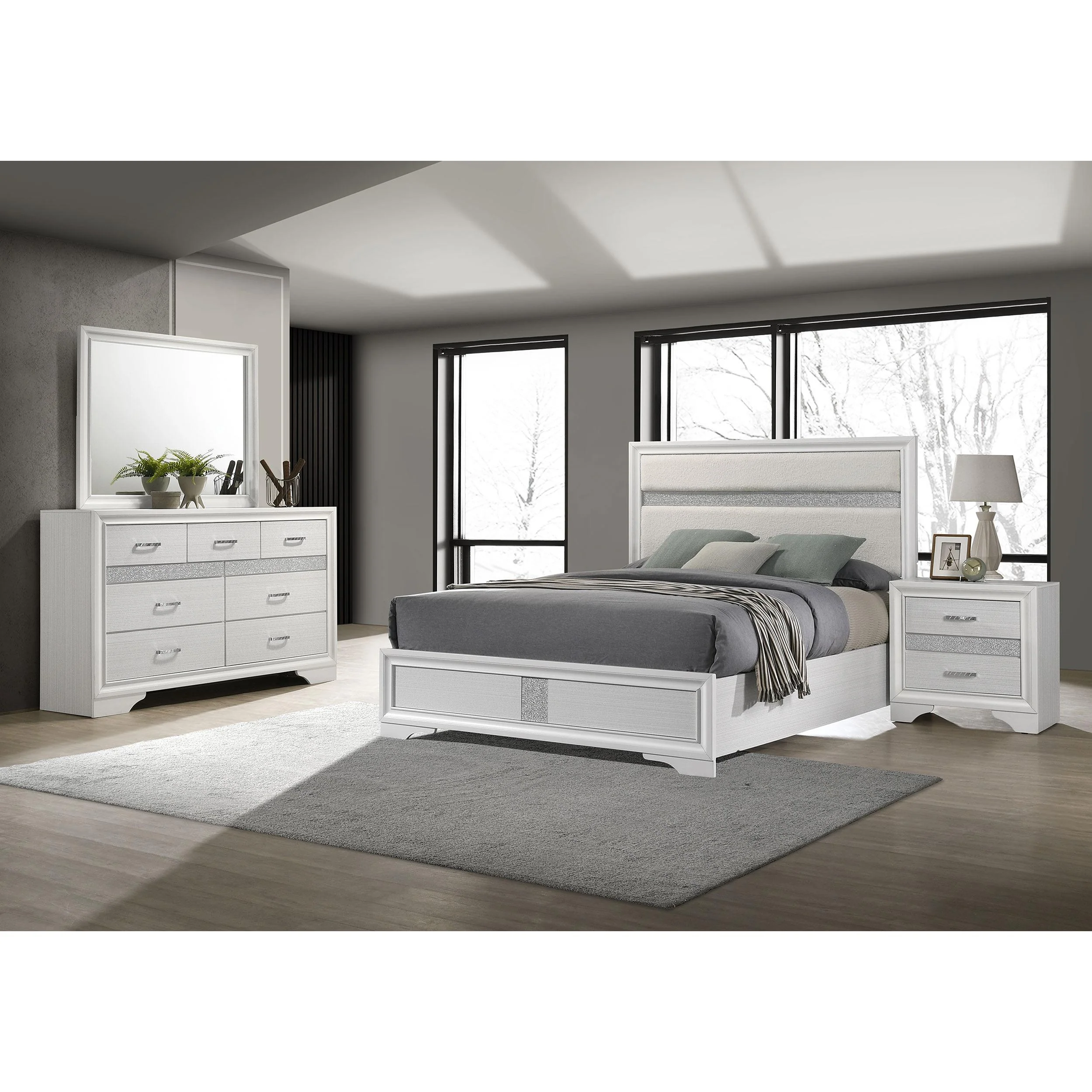 Coaster Furniture Miranda 205110KE-S4 6 pc King Bedroom Set - Image 1