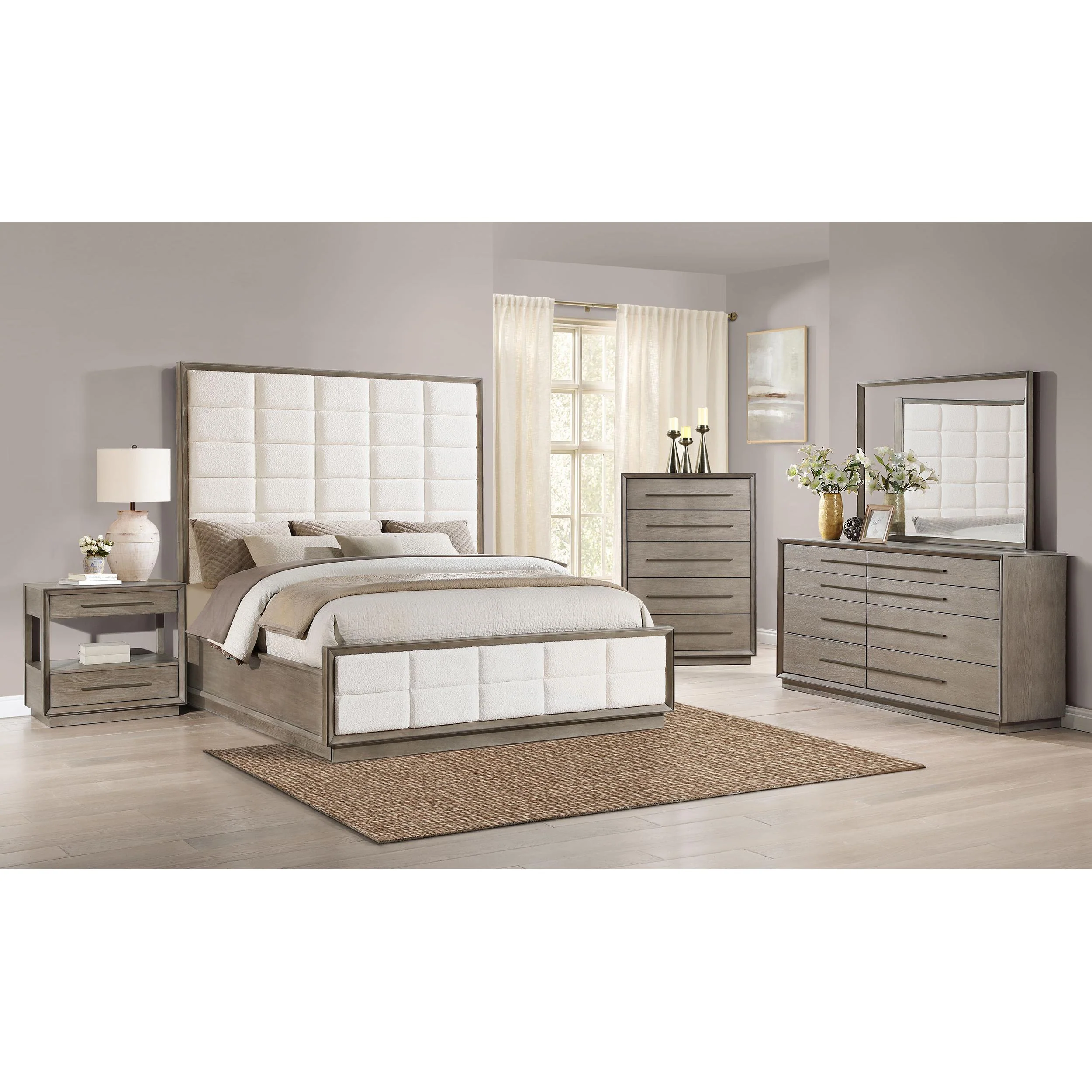 Coaster Furniture Durango 223271KW-S5 7 pc California King Panel Bedroom Set - Image 1