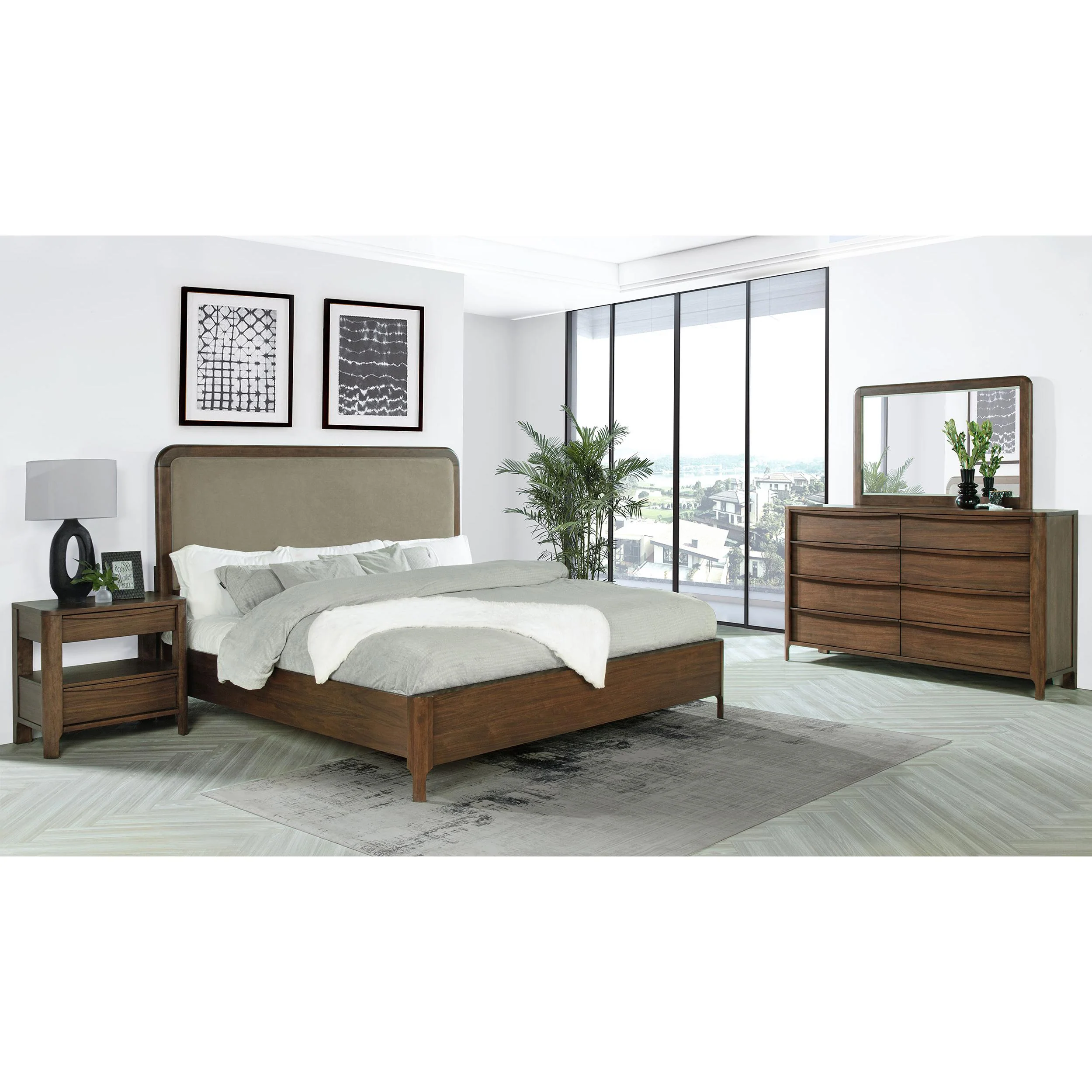 Coaster Furniture Maderia 223321KE-S4 6 pc King Bedroom Set - Image 1