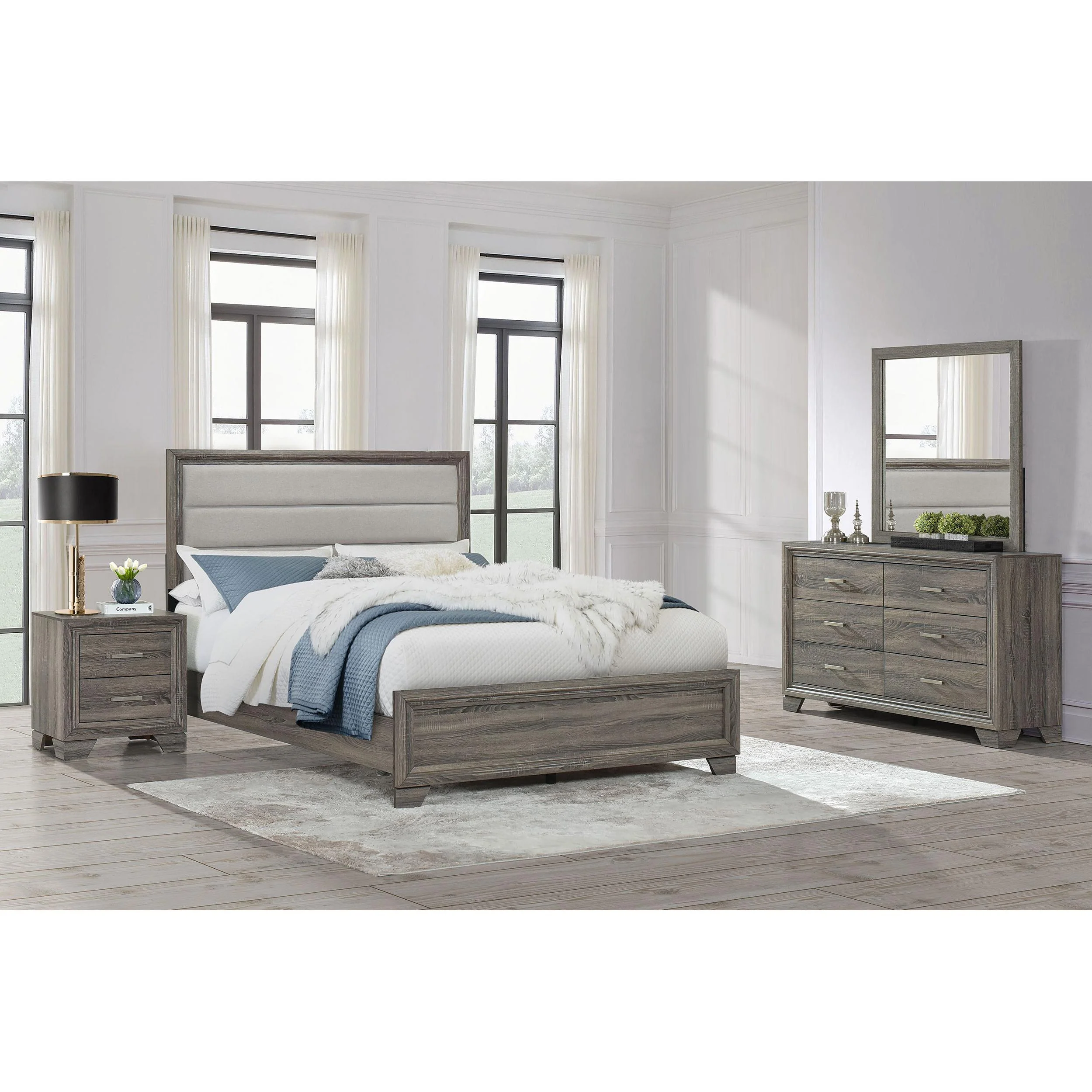 Coaster Furniture Wright 223341KW-S4 6 pc California King Bedroom Set - Image 1