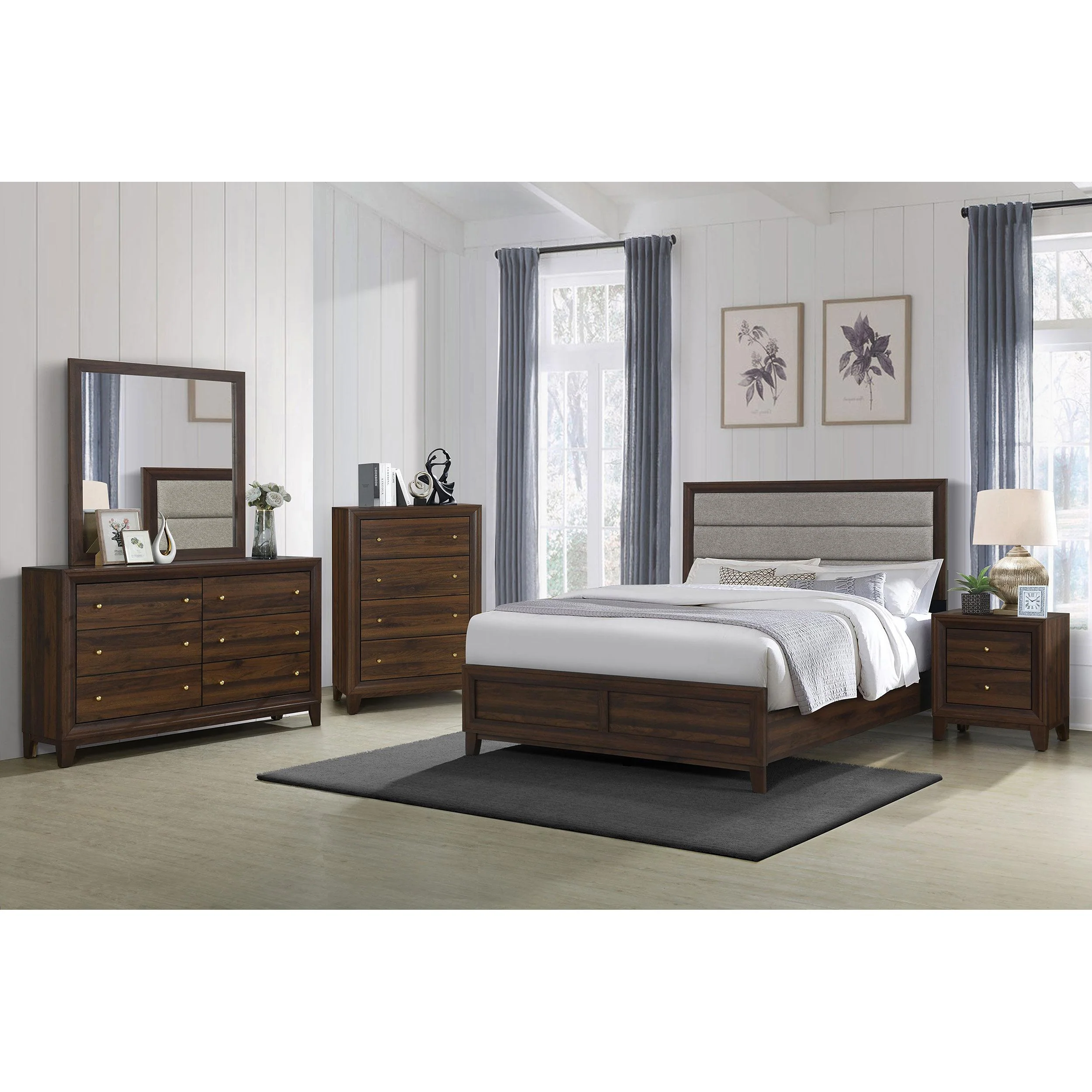Coaster Furniture Welsley 223441KE-S5 7 pc King Bedroom Set - Image 1