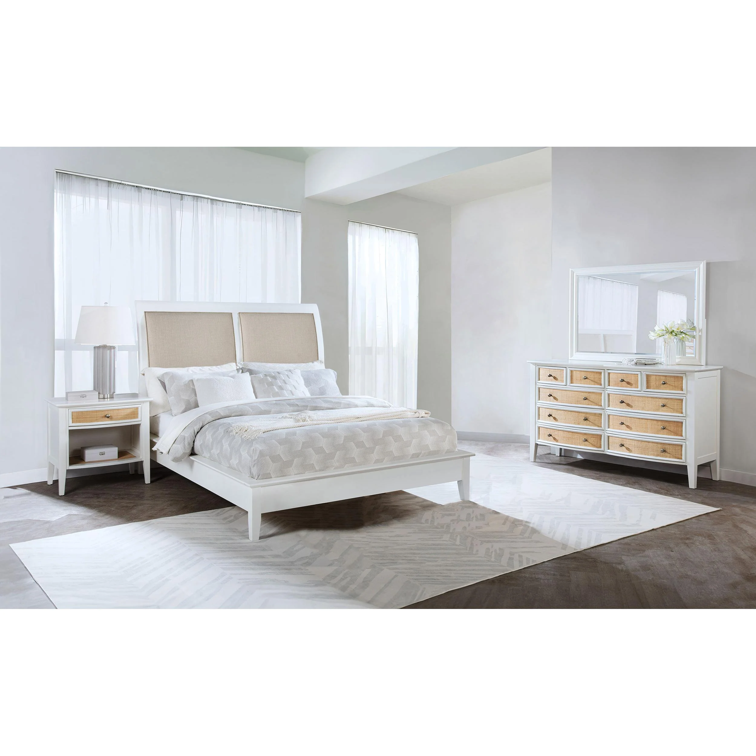Coaster Furniture Bexhill 223471KW-S4 6 pc California King Panel Bedroom Set - Image 1