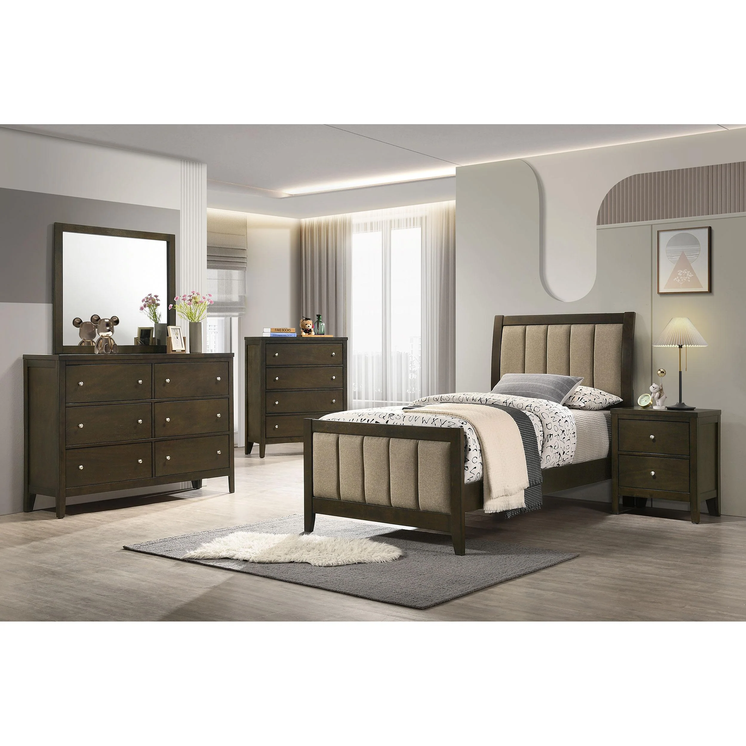 Coaster Furniture Wilkes 224421T-S5 7 pc King Bedroom Set - Image 1