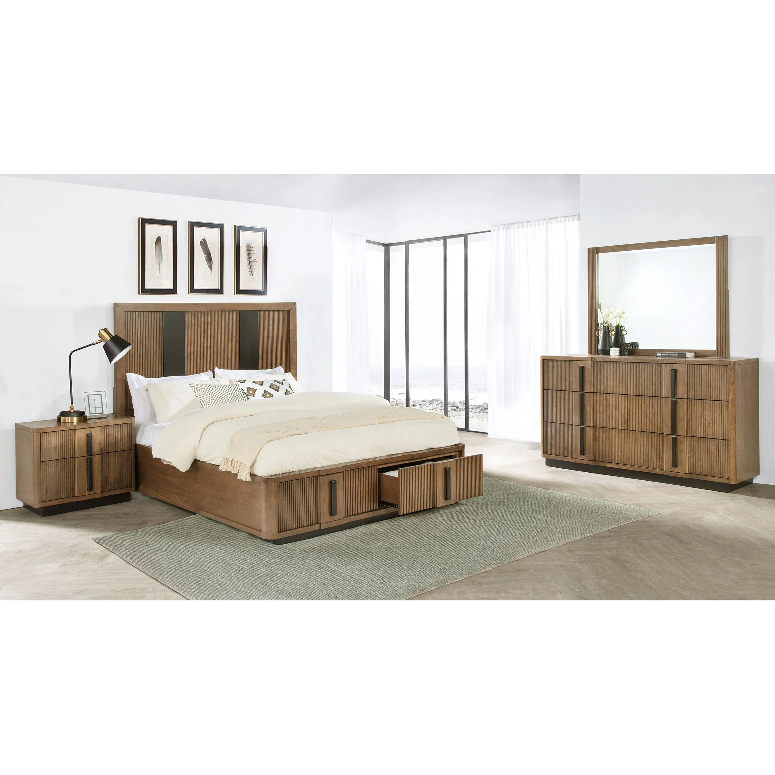 Coaster Furniture Terrace 224900KW-S4 6 pc California King Bedroom Set - Image 1