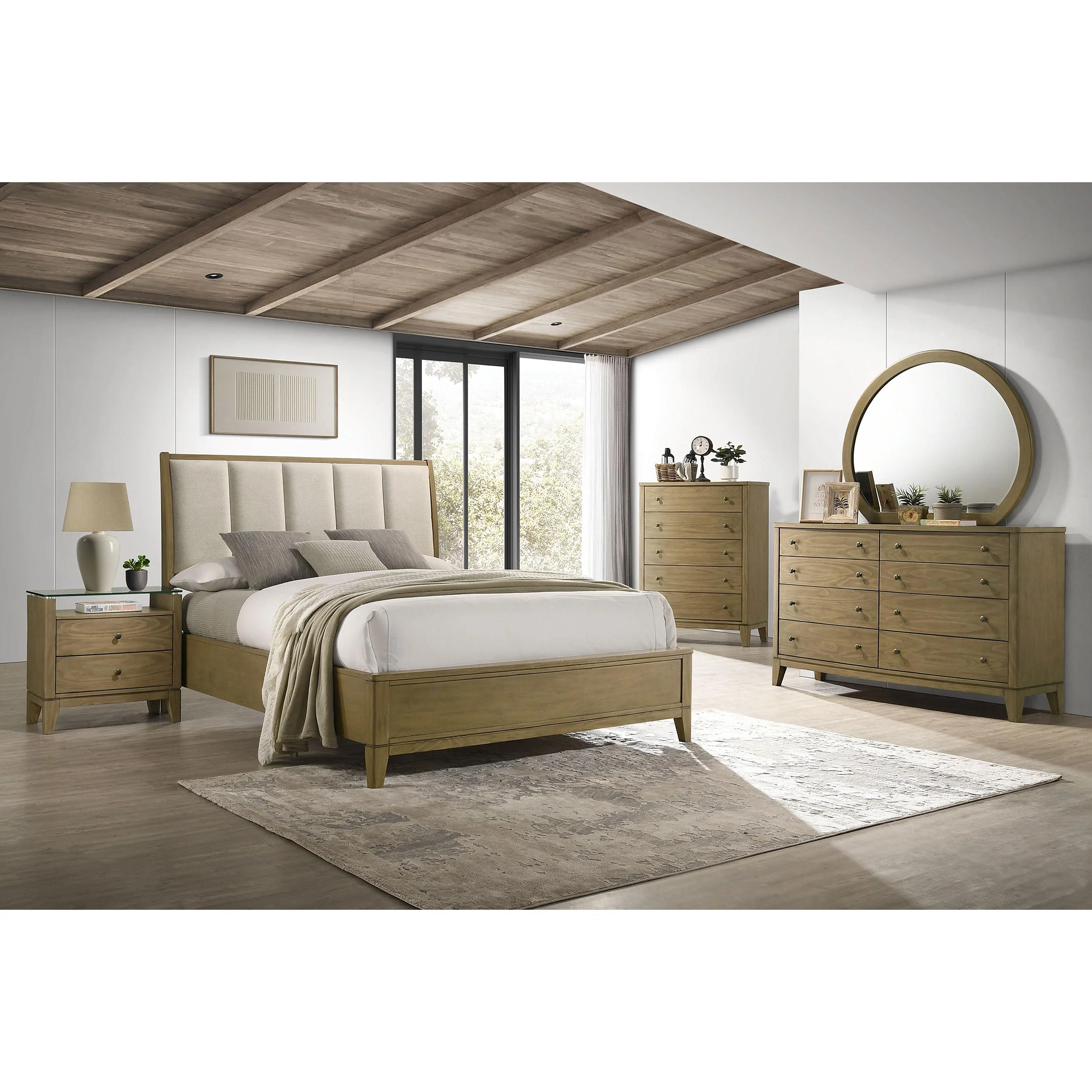 Coaster Furniture Granada 224921KE-S5 7 pc King Panel Bedroom Set - Image 1