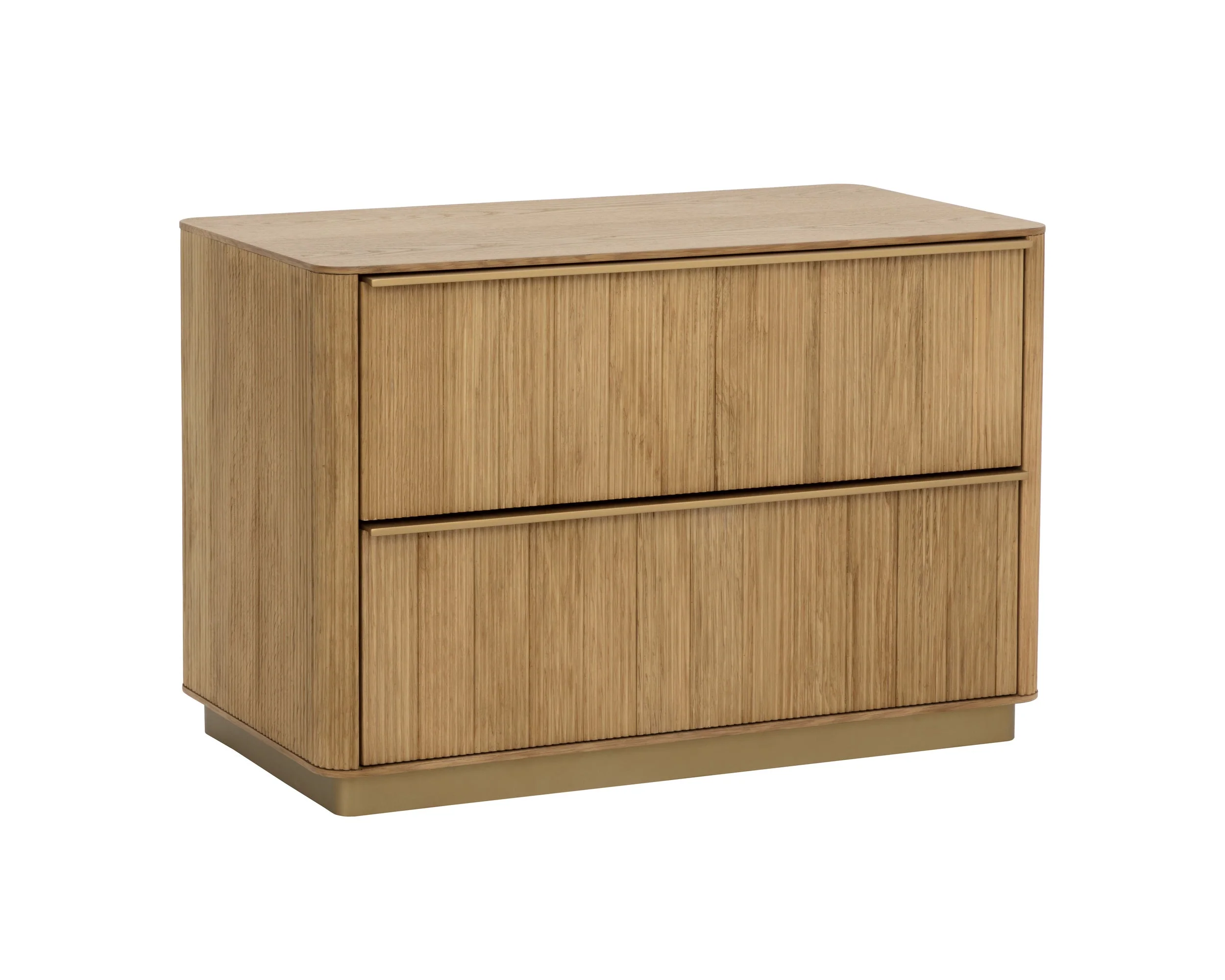 Kalla Nightstand - Large - Rustic Oak - Image 2