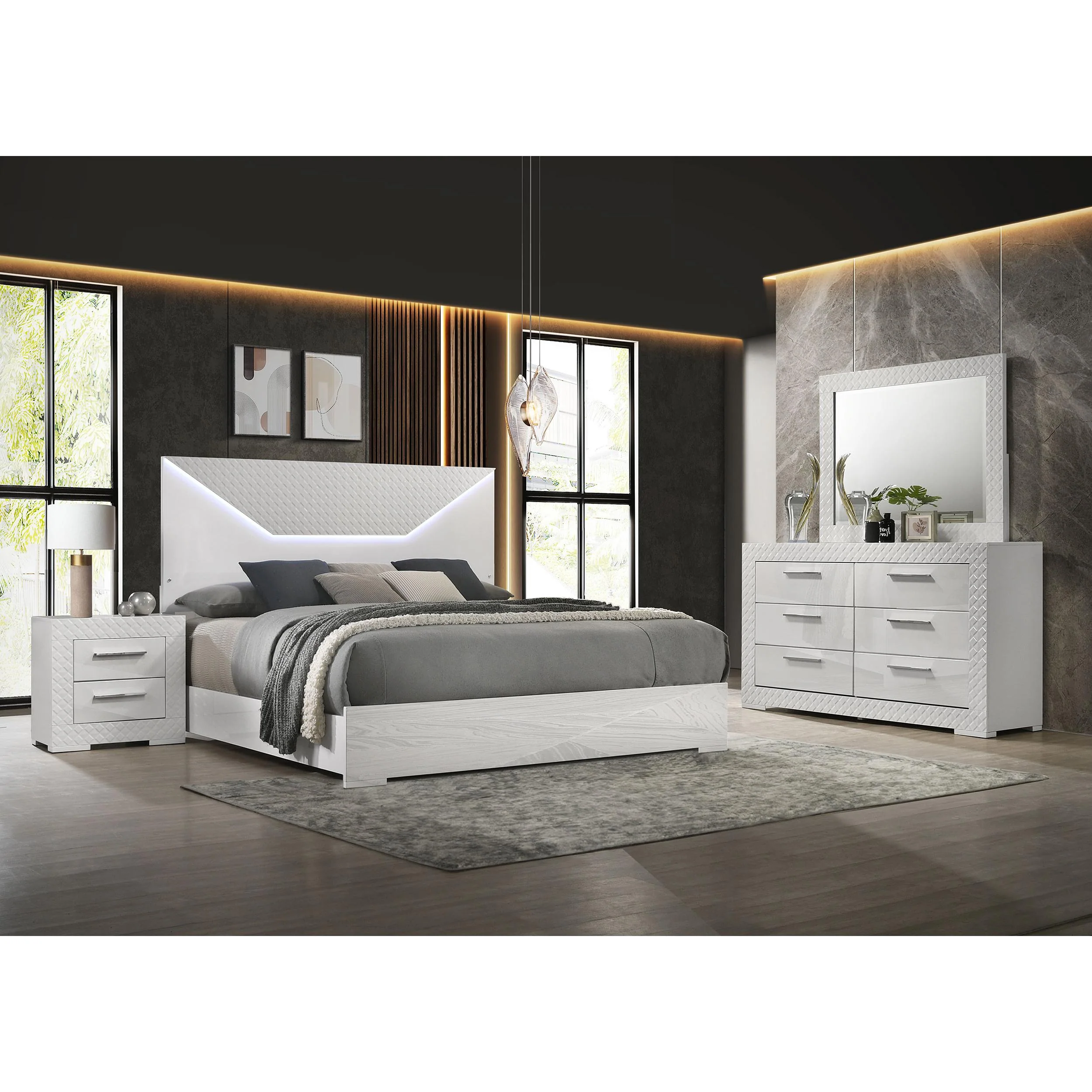 Coaster Furniture Ives 224941Q-S4 6 pc Queen Panel Bedroom Set - Image 1