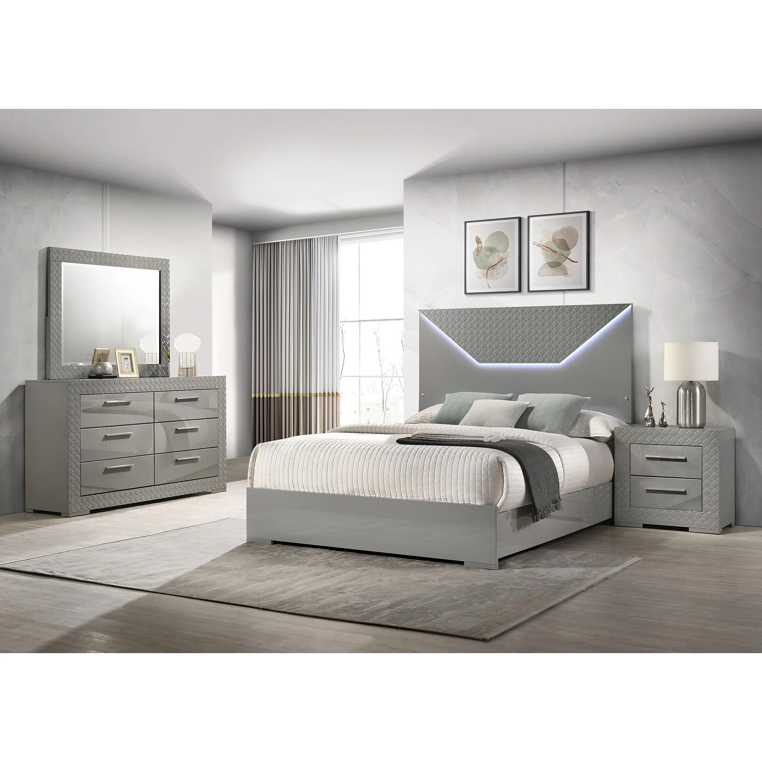 Coaster Furniture Ives 224971KE-S4 6 pc King Panel Bedroom Set - Image 1