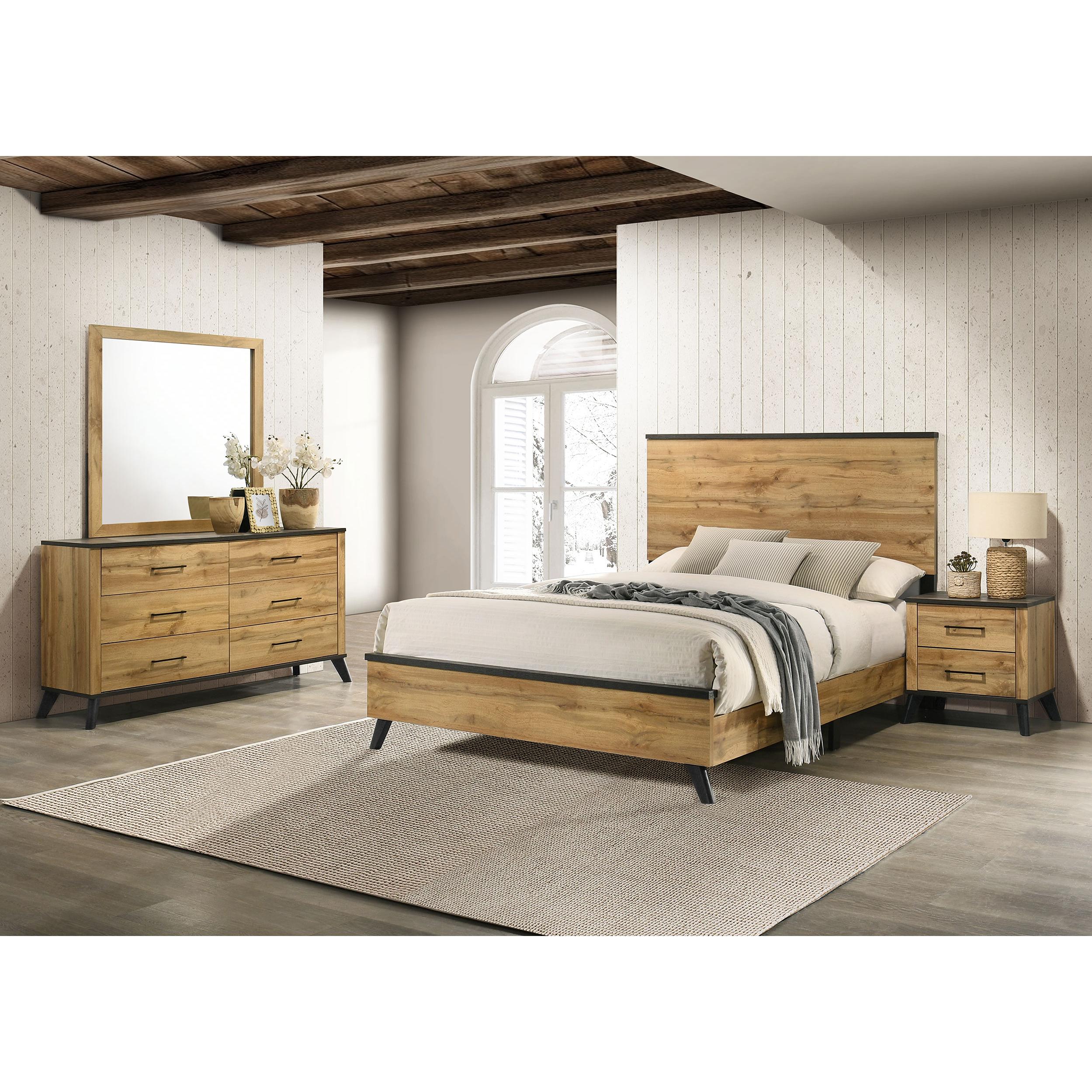 Coaster Furniture Kaywood 225001KE-S4 6 pc King Panel Bedroom Set - Image 1