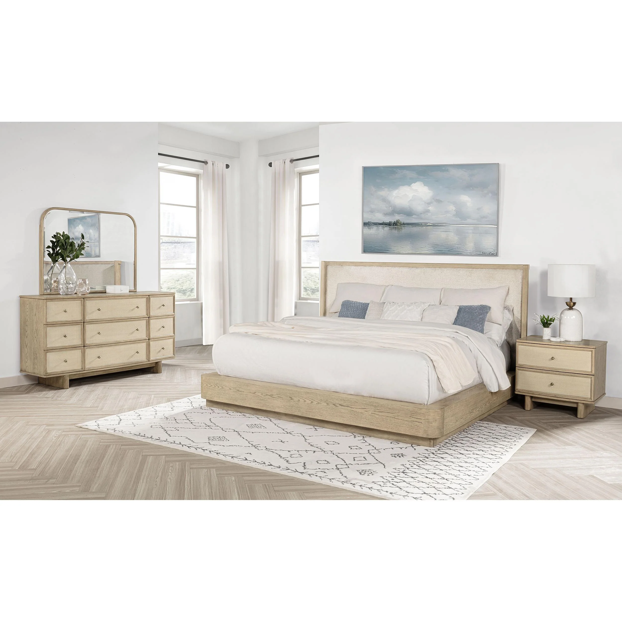 Coaster Furniture Kailani 225041Q-S4 6 pc Queen Panel Bedroom Set - Image 1