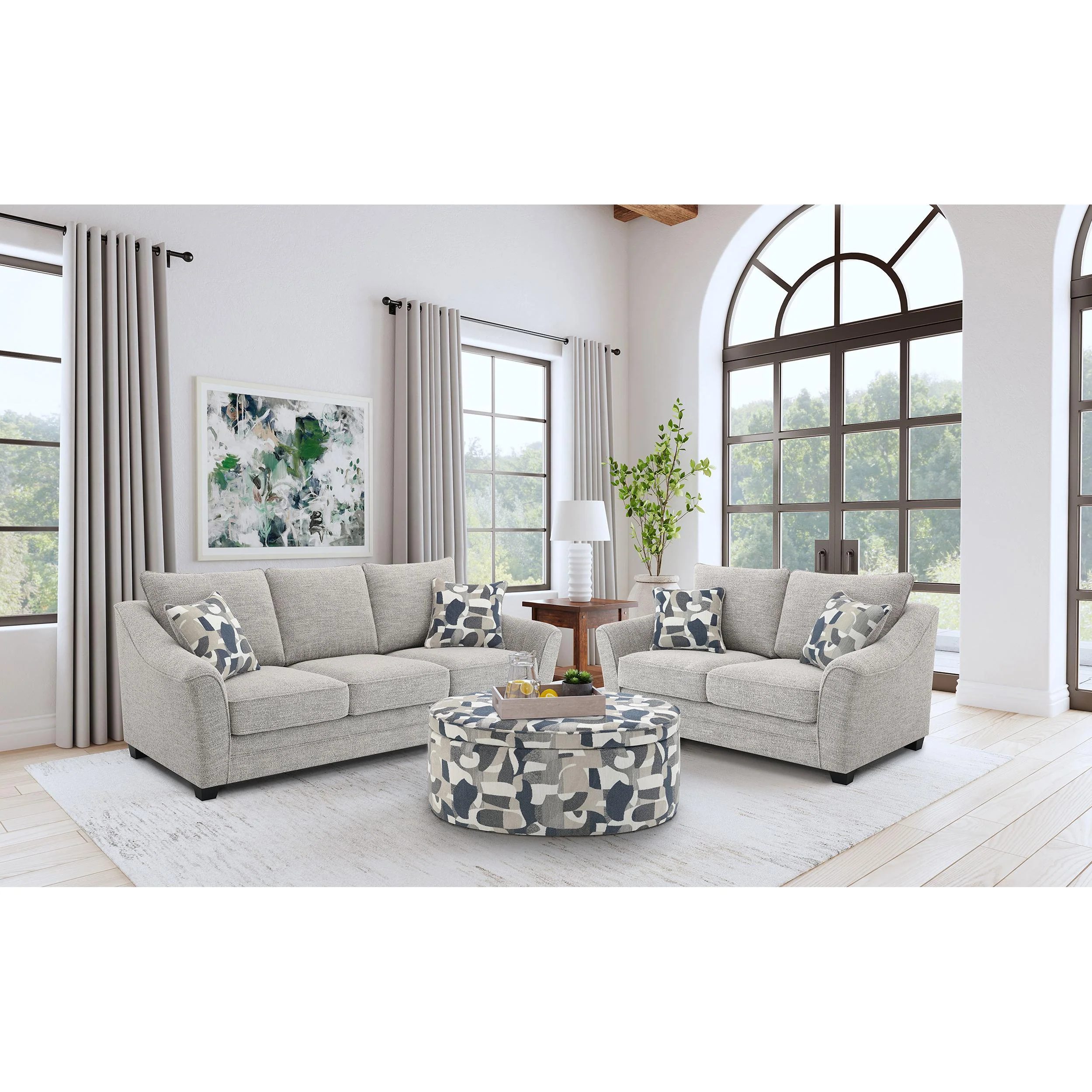 Coaster Furniture Tomkins 509671-S2 2 pc Living Room Set - Image 1