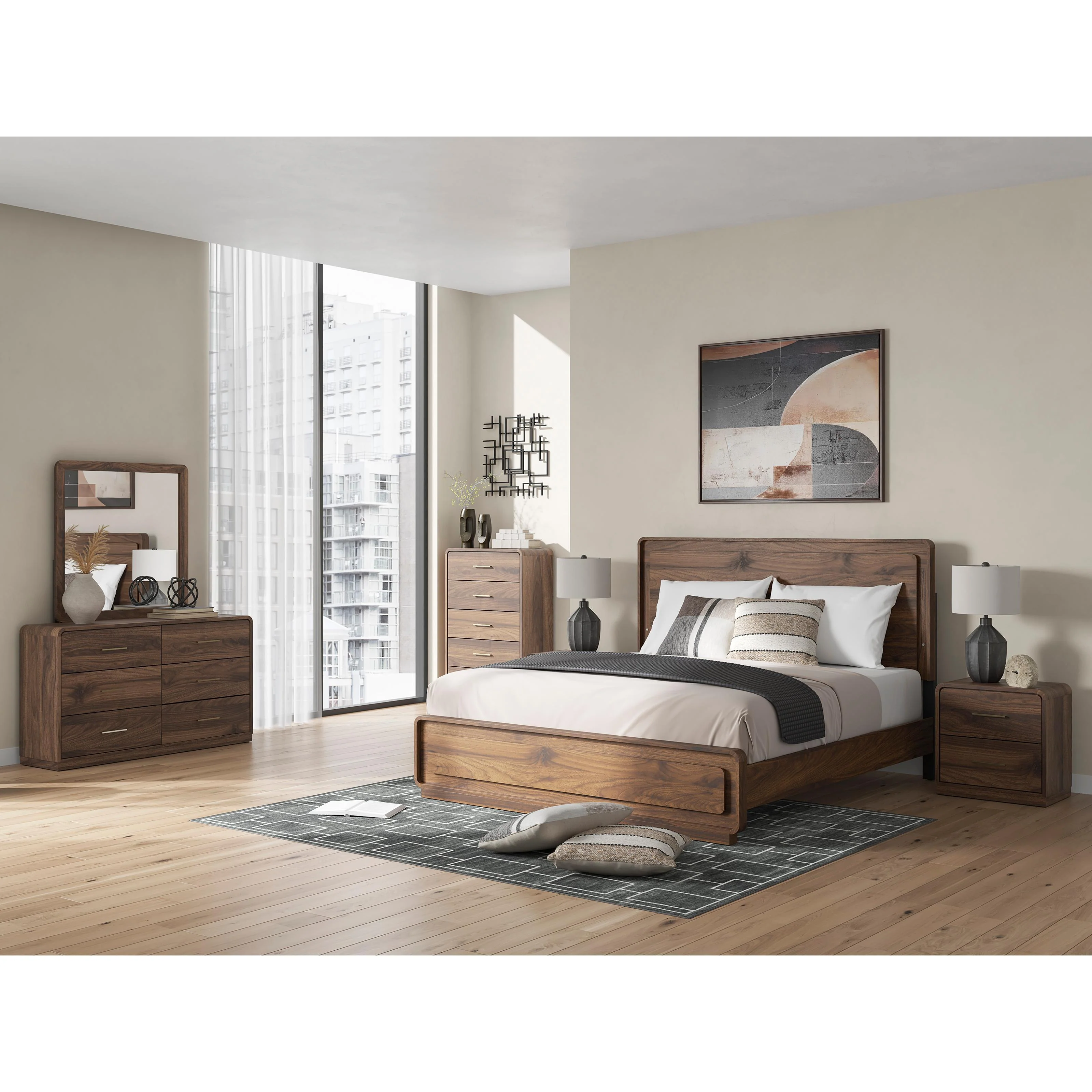 Signature Design by Ashley Fortlorn PCB386B7 6 pc Queen Panel Bedroom Set - Image 1