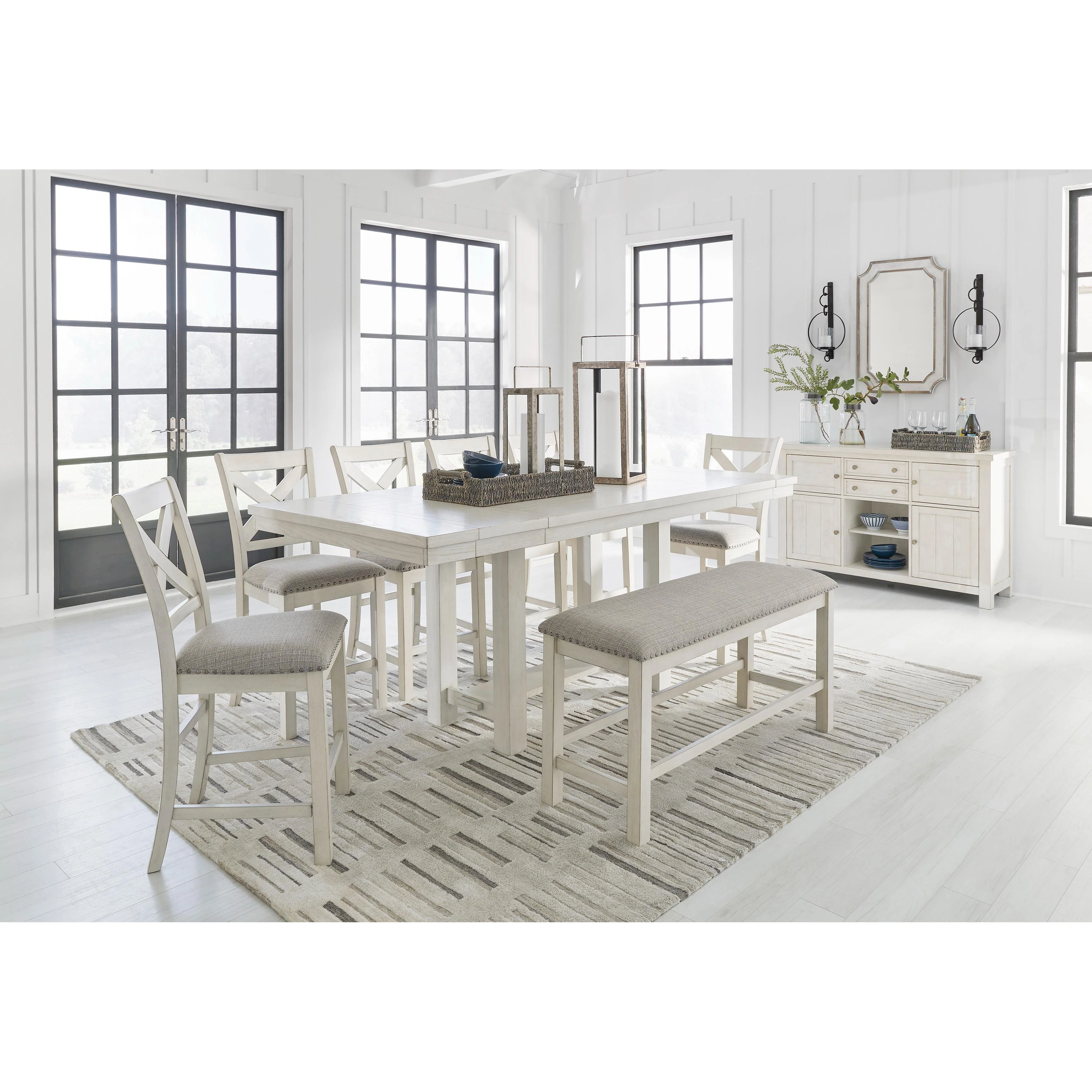 Signature Design by Ashley Robbinsdale D642D2 6 pc Counter Height Dining Set - Image 1