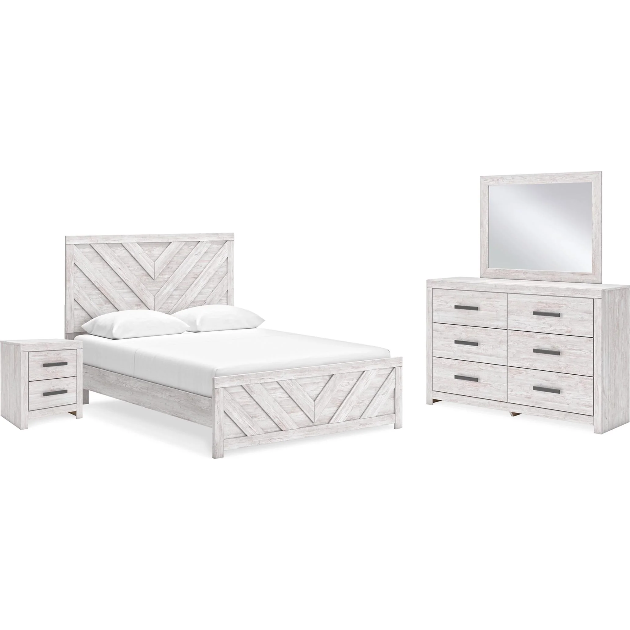 Signature Design by Ashley Cayboni B3788B8 6 pc Queen Panel Bedroom Set - Image 1