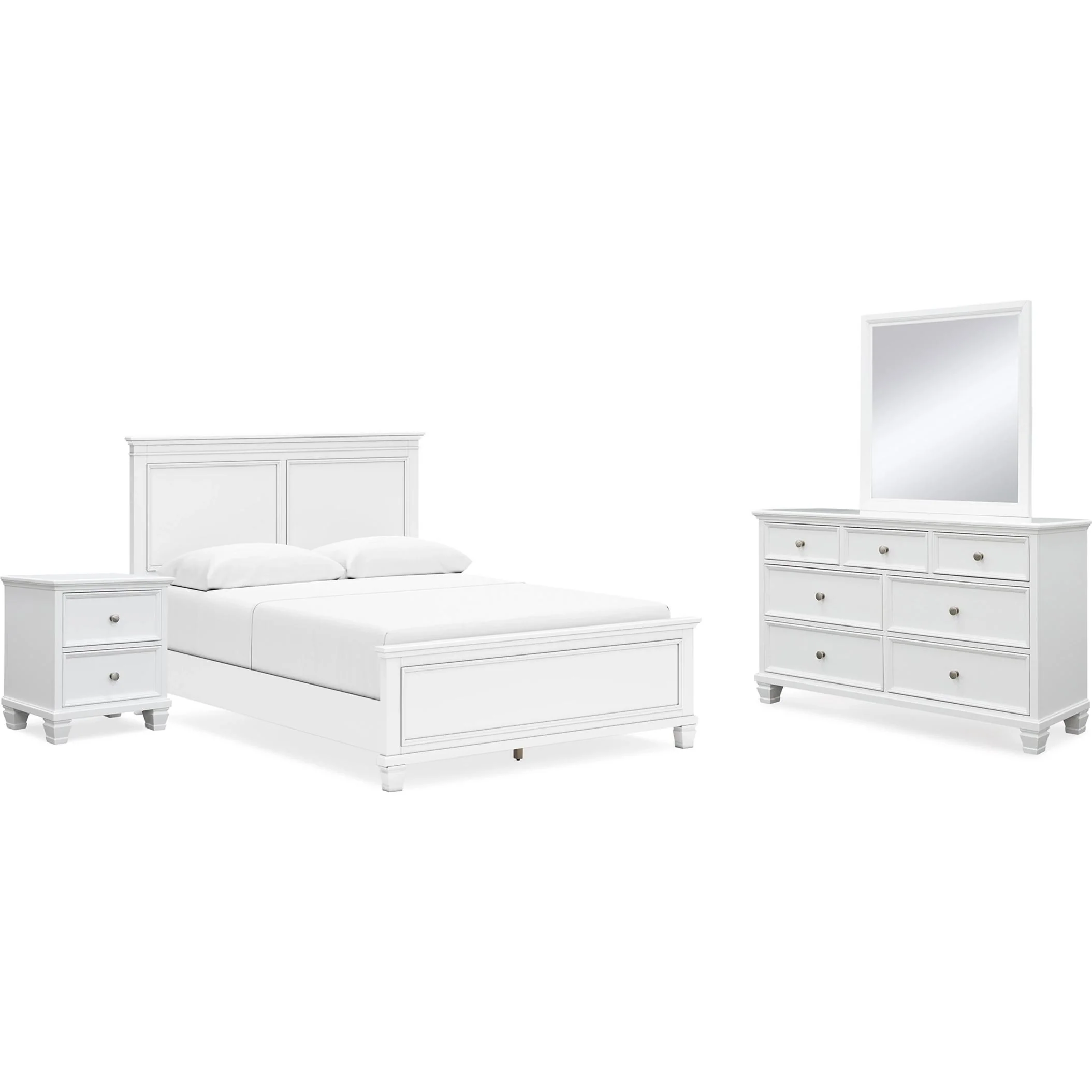 Signature Design by Ashley Fortman B680B12 6 pc Queen Panel Bedroom Set - Image 1