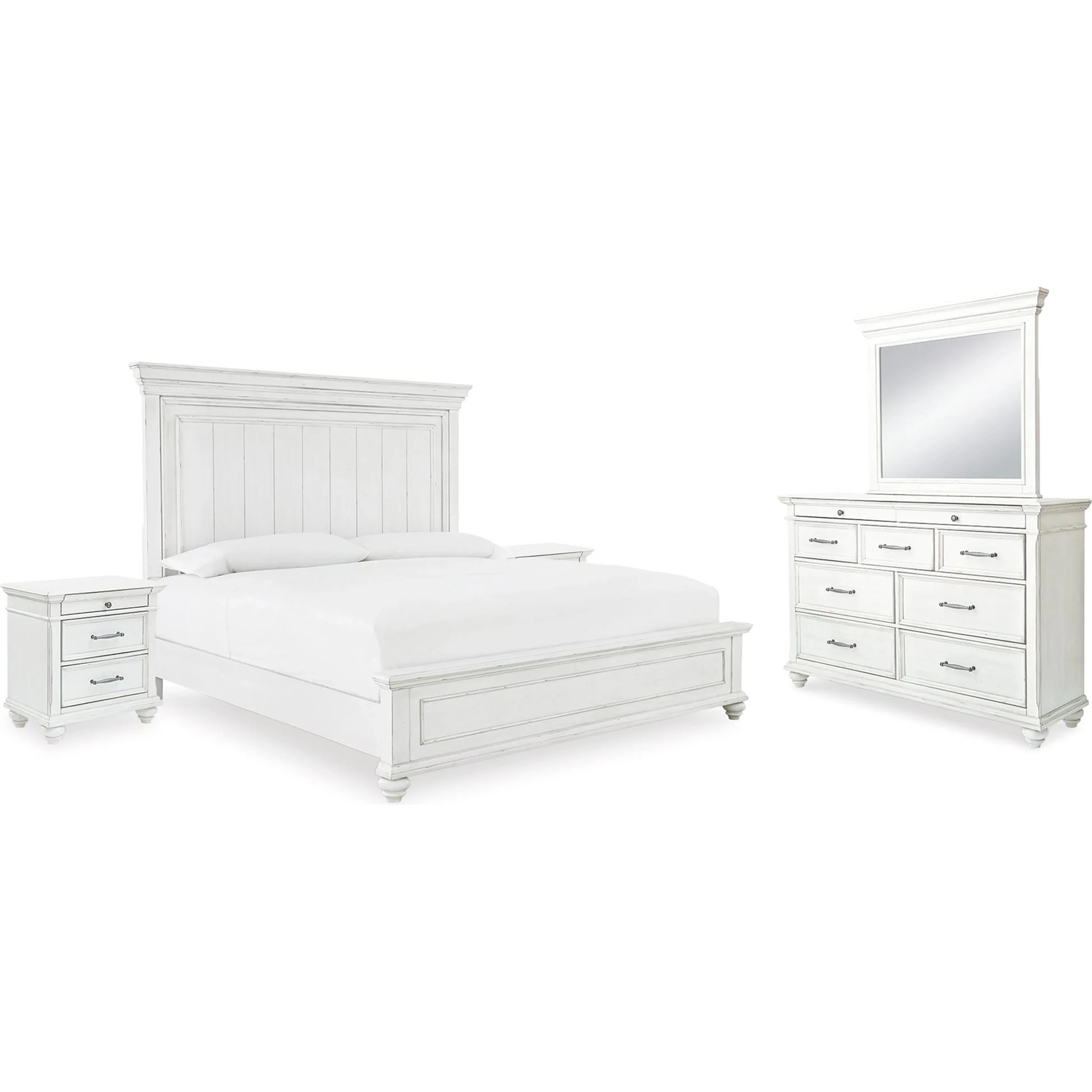 Benchcraft Kanwyn B777B28 7 pc Queen Panel Bedroom Set - Image 1