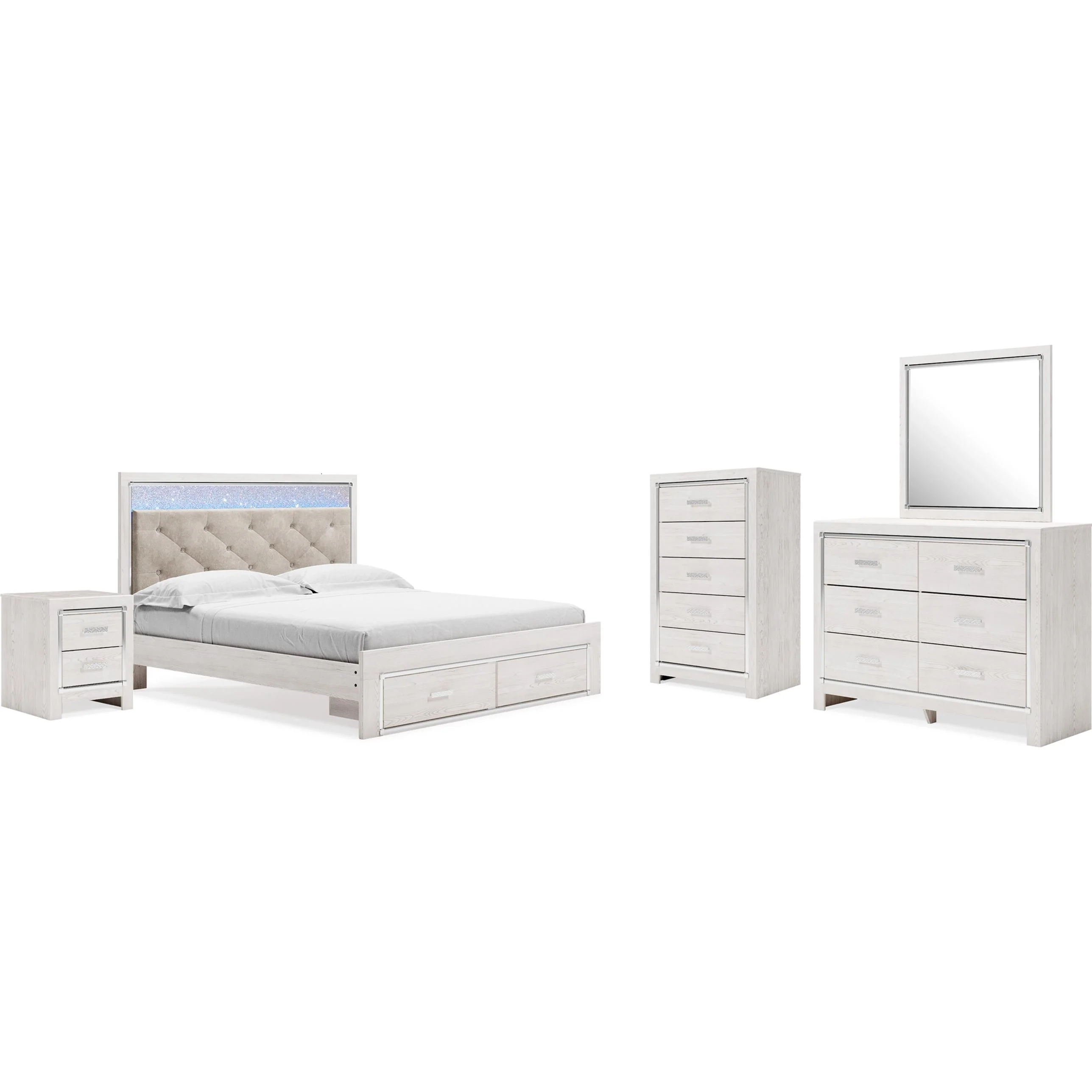 Signature Design by Ashley Altyra B2640B40 7 pc King Panel Bedroom Set - Image 1