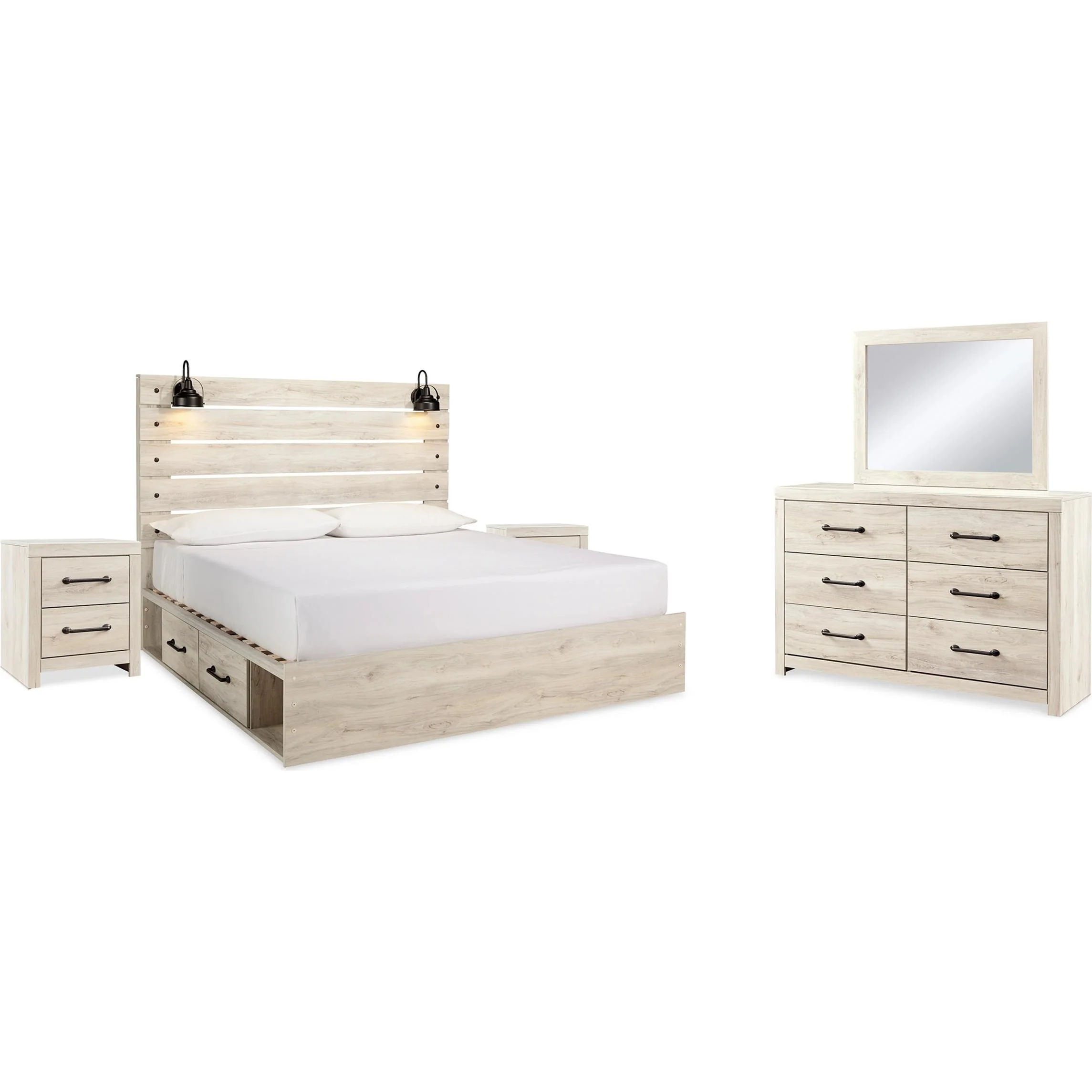 Signature Design by Ashley Cambeck B192B103 7 pc King Storage Panel Bedroom Set - Image 1