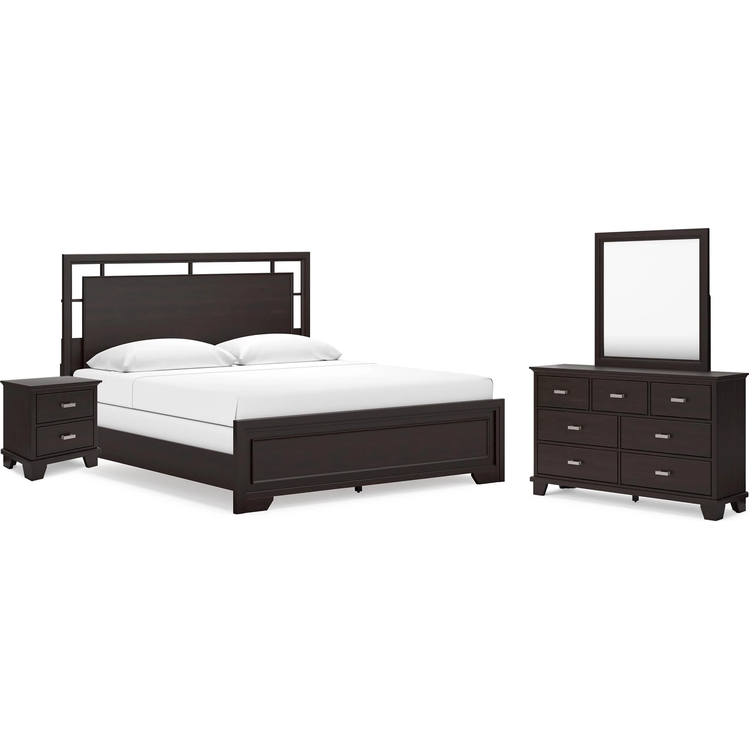 Signature Design by Ashley Covetown B441B15 6 pc King Panel Bedroom Set - Image 1
