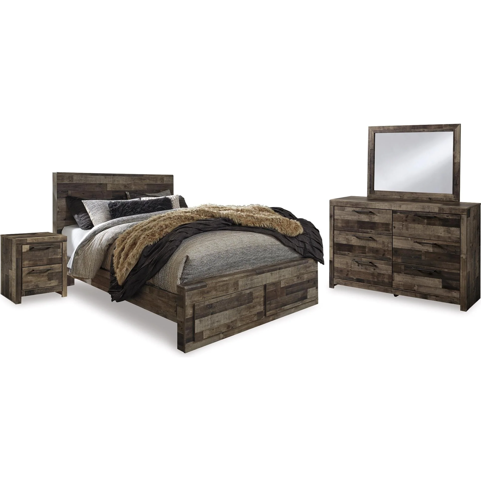 Benchcraft Derekson B200B51 7 pc King Storage Panel Bedroom Set - Image 1